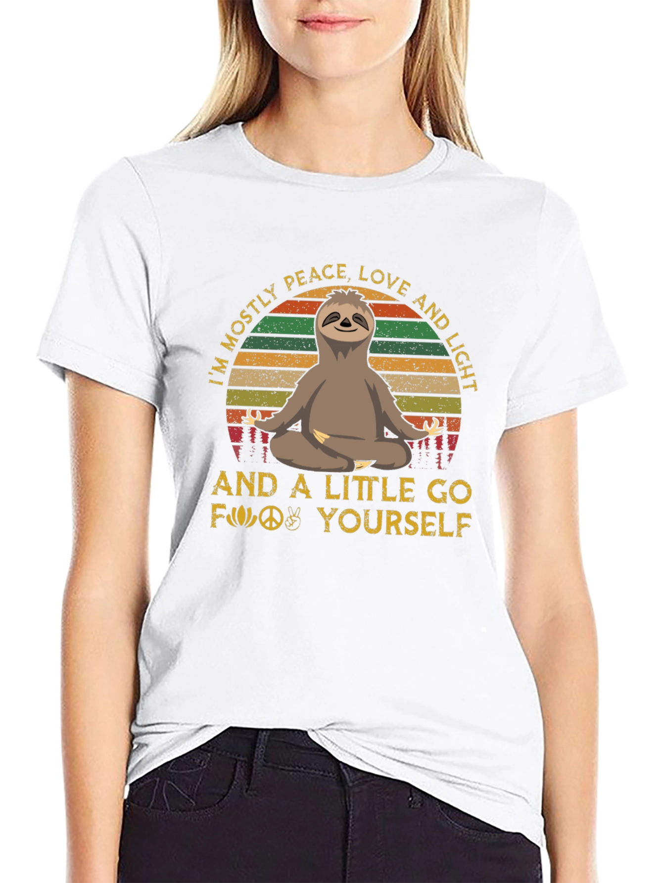Peace Love Sloth T-Shirt