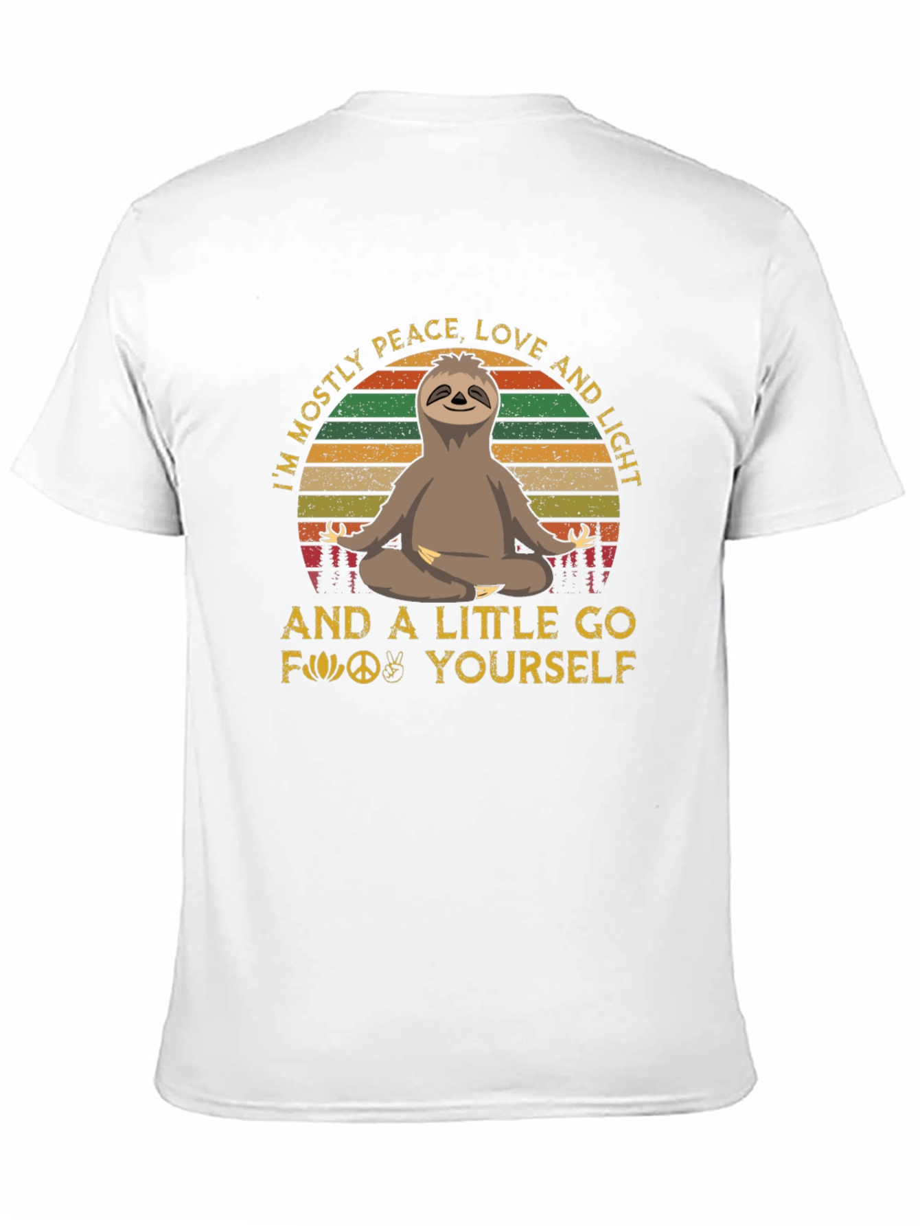 Peace Love Sloth T-Shirt