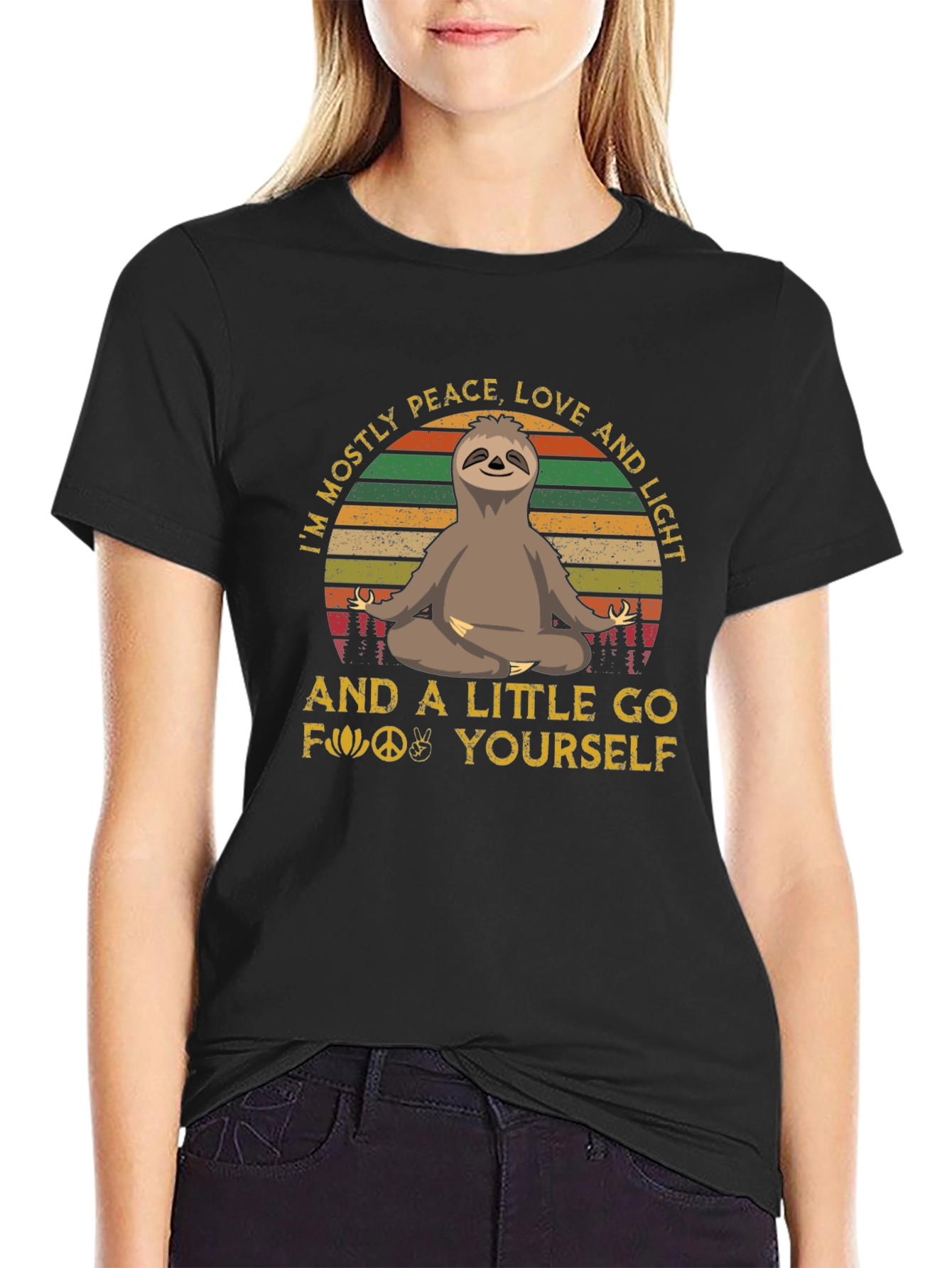 Peace Love Sloth T-Shirt