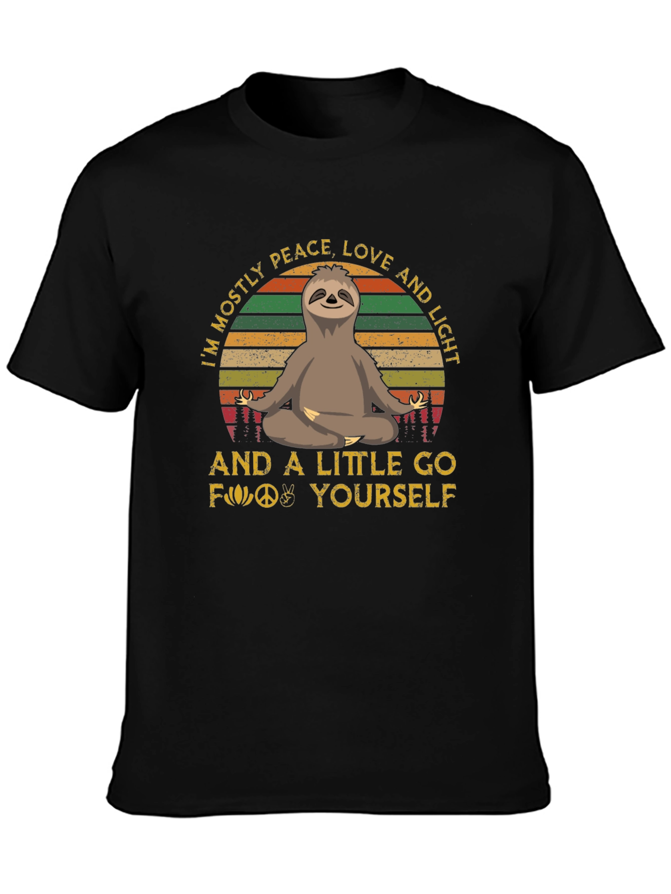 Peace Love Sloth T-Shirt
