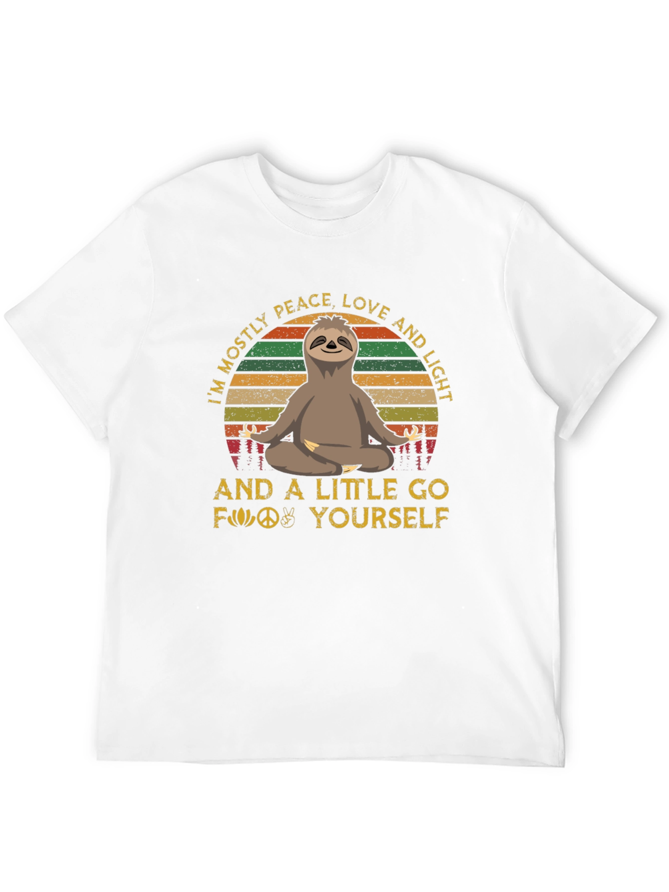 Peace Love Sloth T-Shirt
