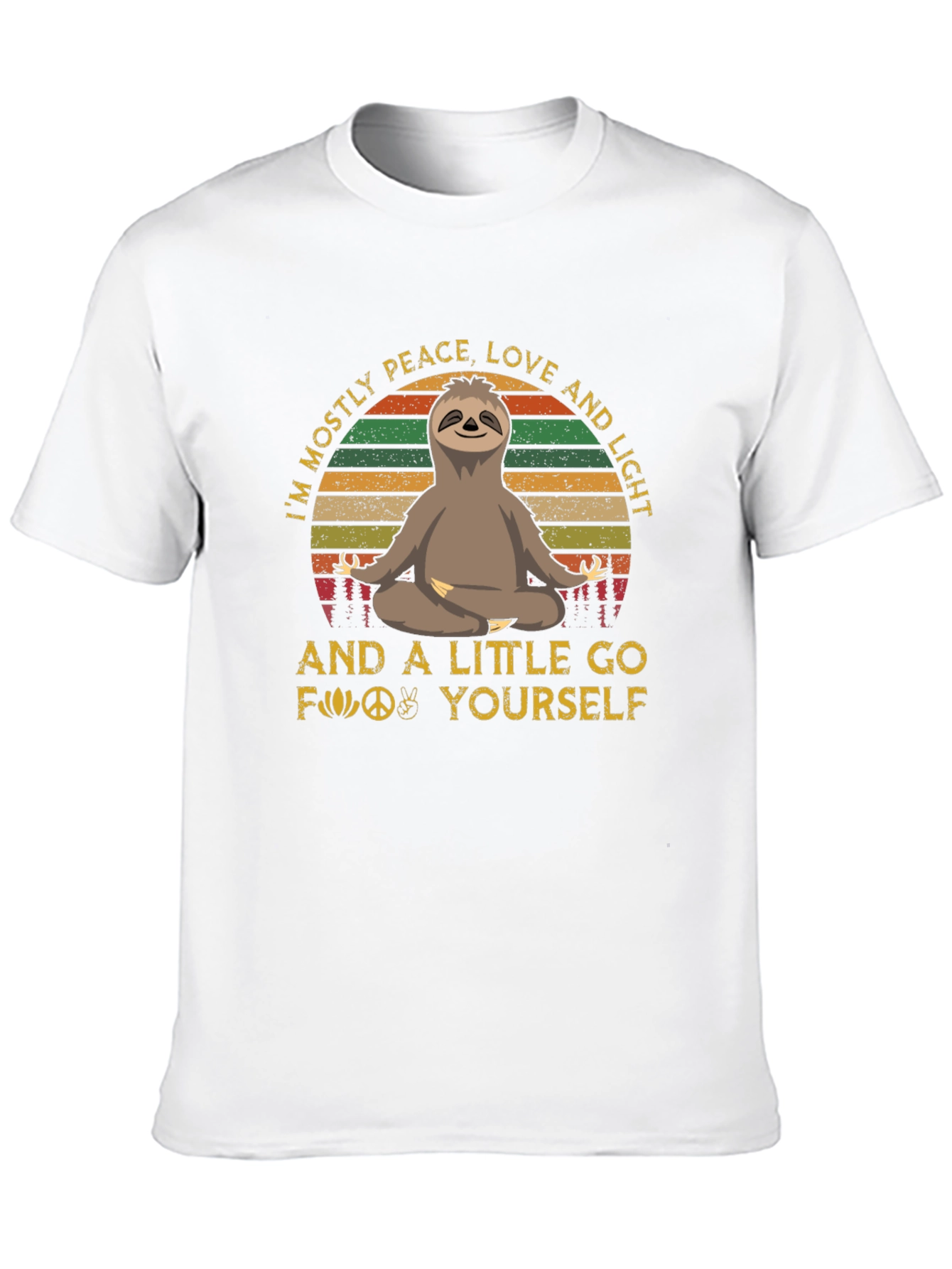 Peace Love Sloth T-Shirt