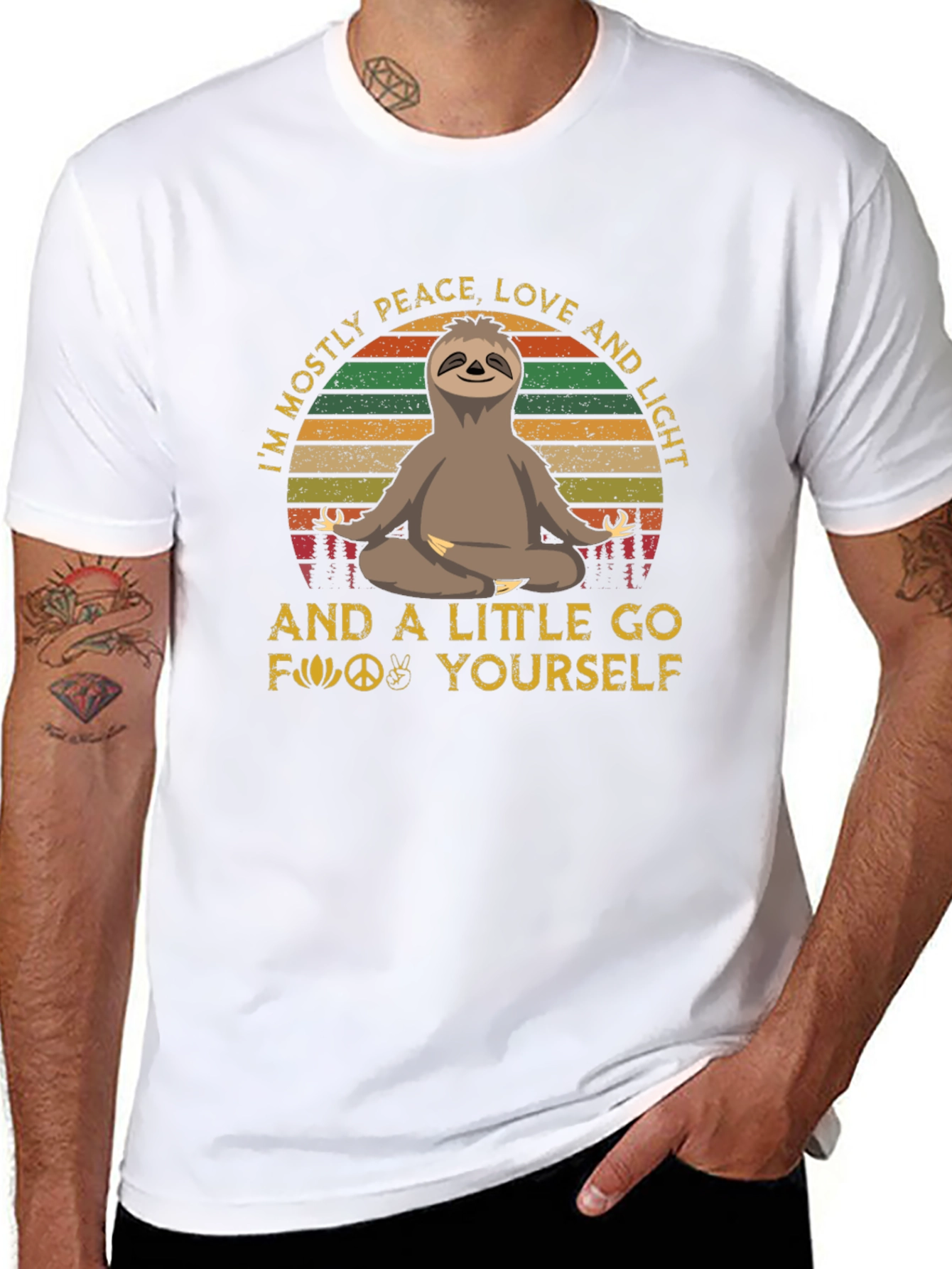 Peace Love Sloth T-Shirt