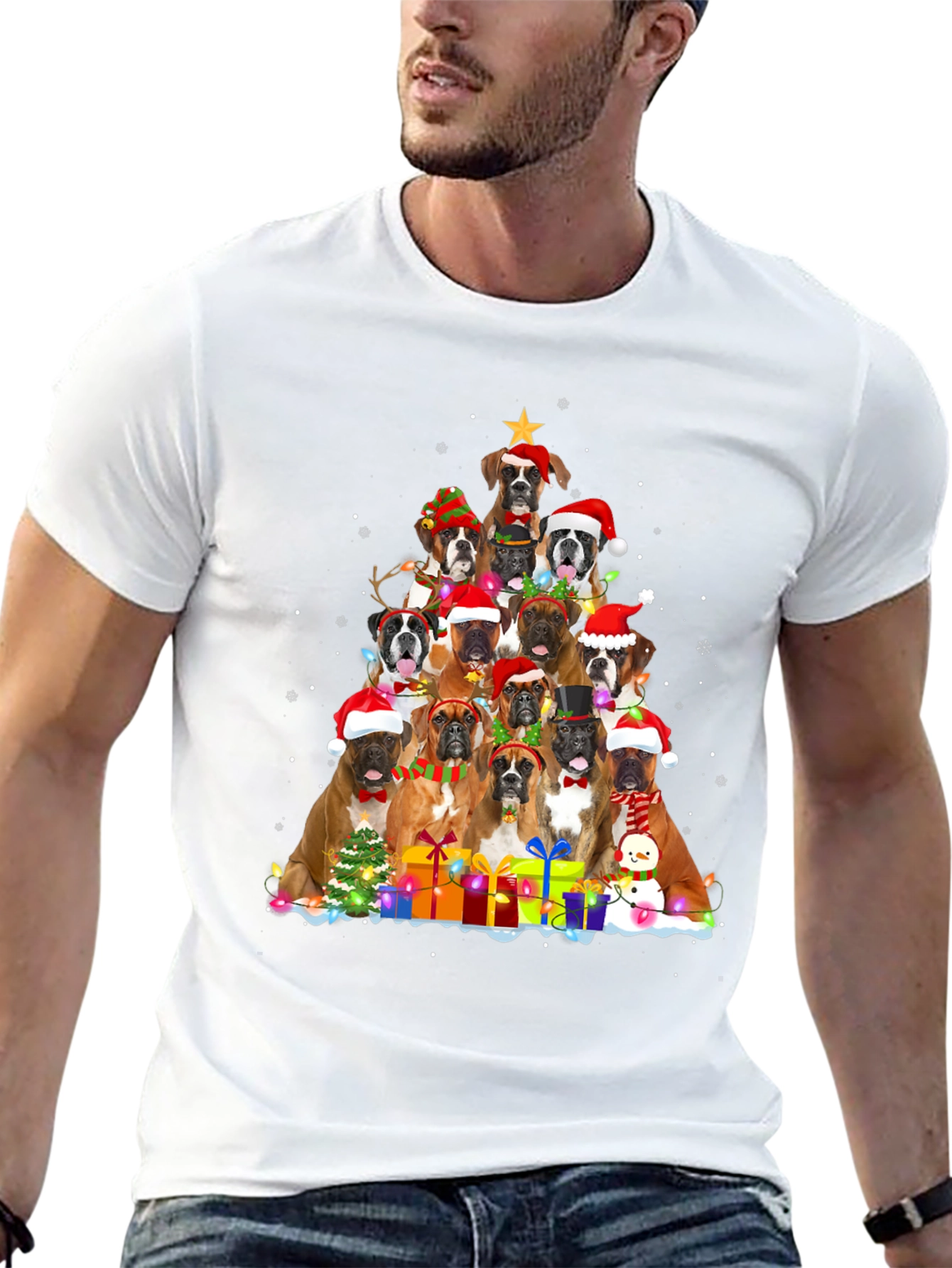 Dog Christmas Tree T-Shirt