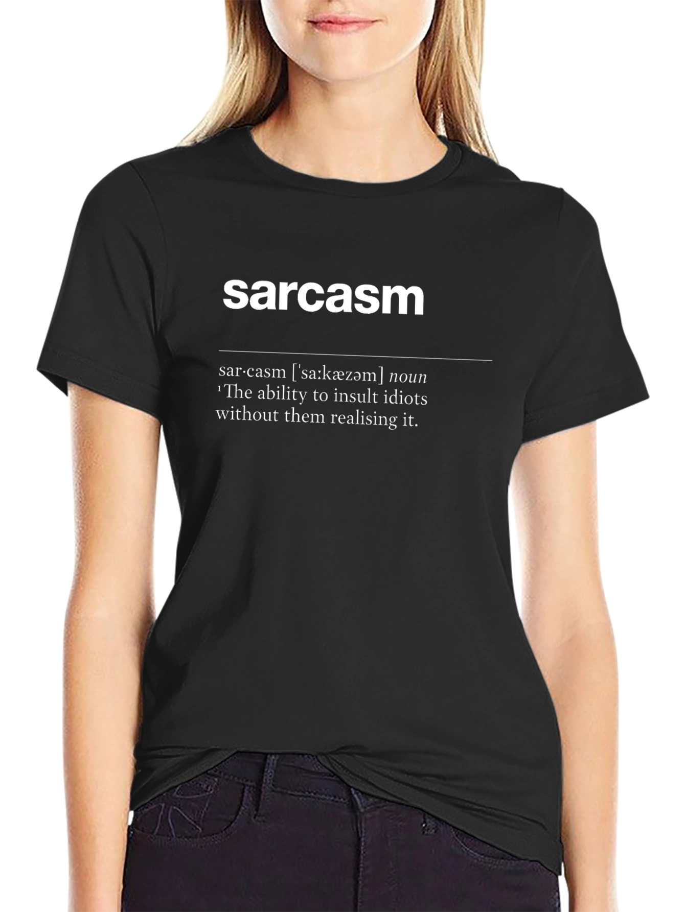 Sarcasm Definition Graphic T-Shirt