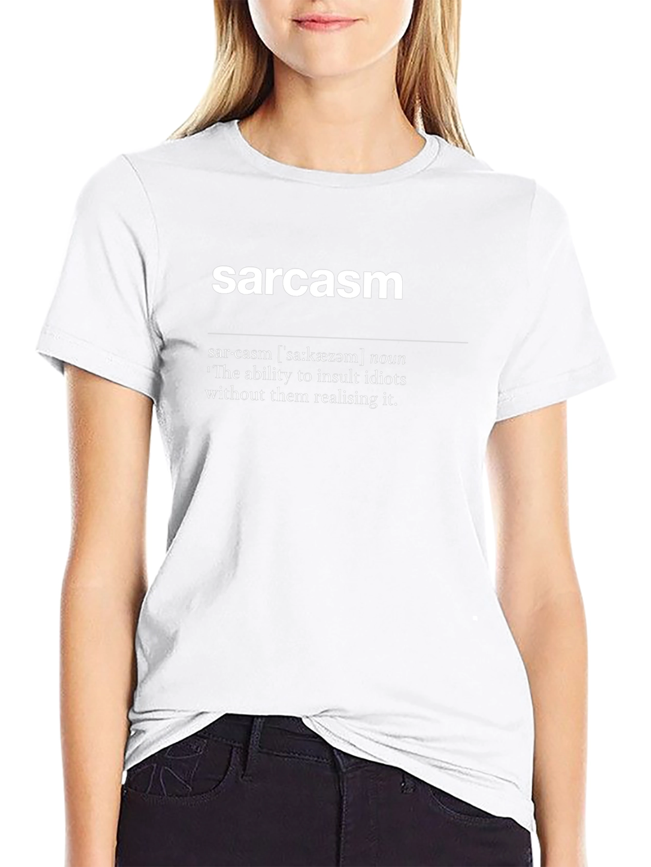 Sarcasm Definition Graphic T-Shirt