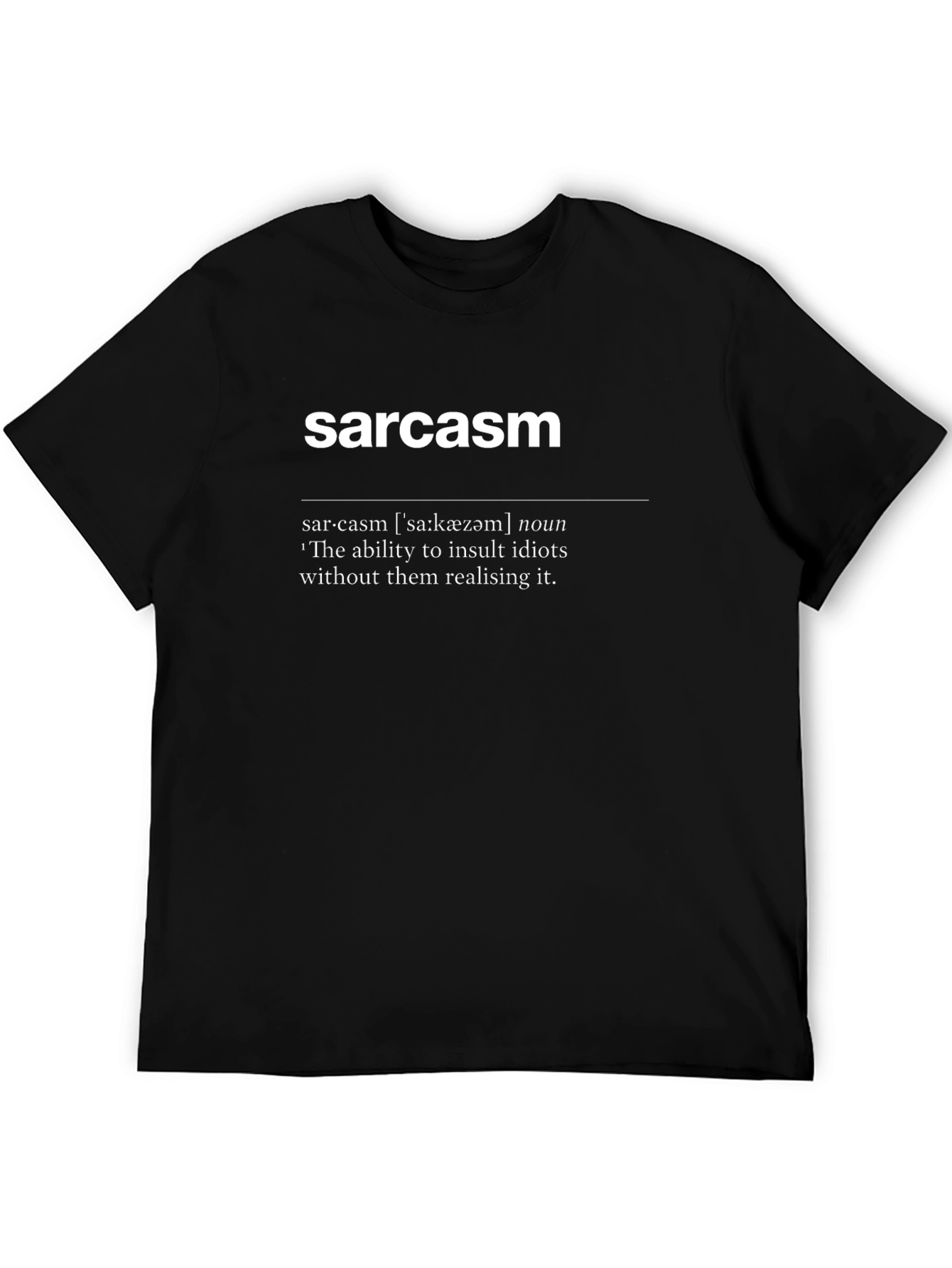 Sarcasm Definition Graphic T-Shirt