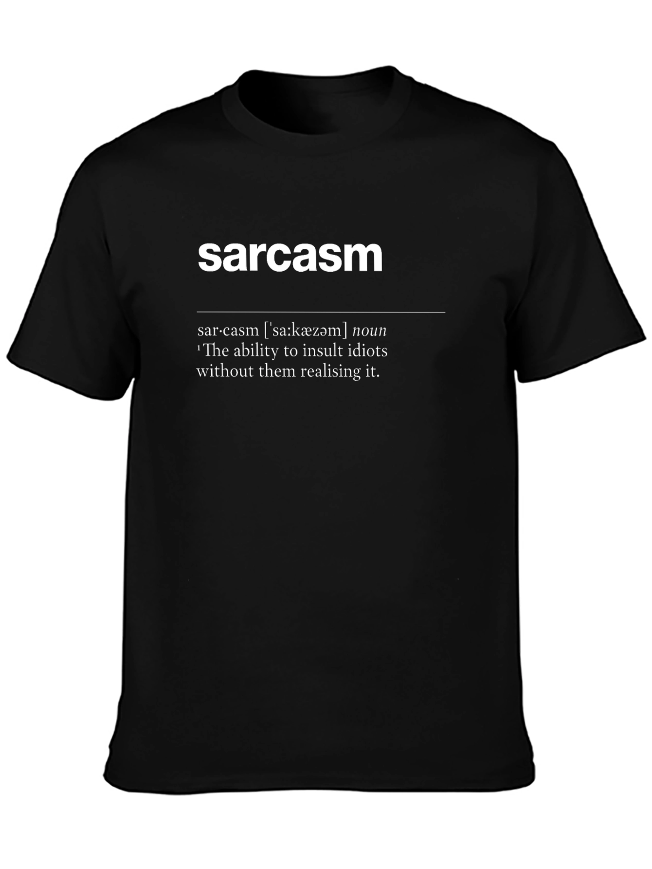 Sarcasm Definition Graphic T-Shirt