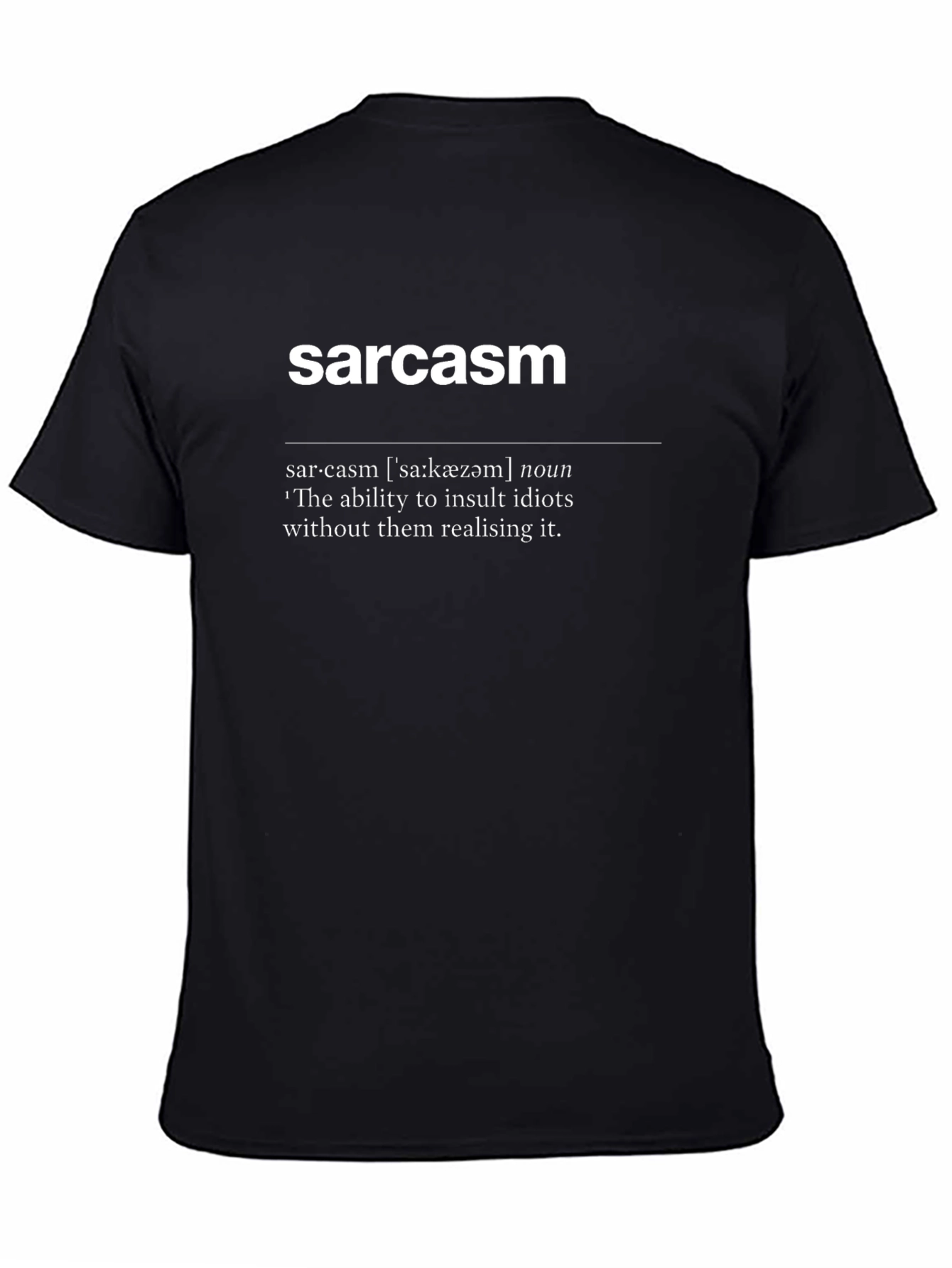 Sarcasm Definition Graphic T-Shirt