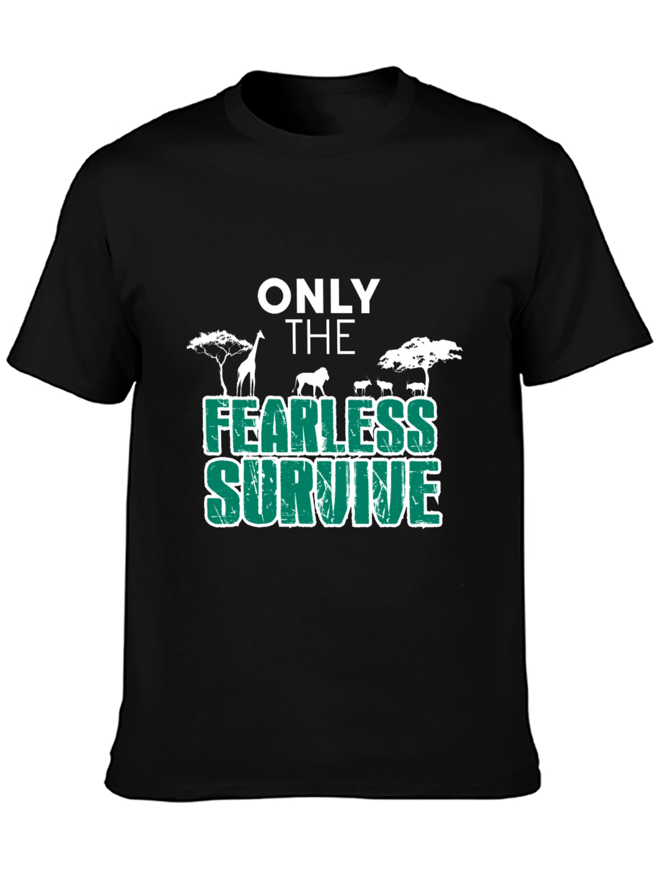 Fearless Survive Black T-Shirt