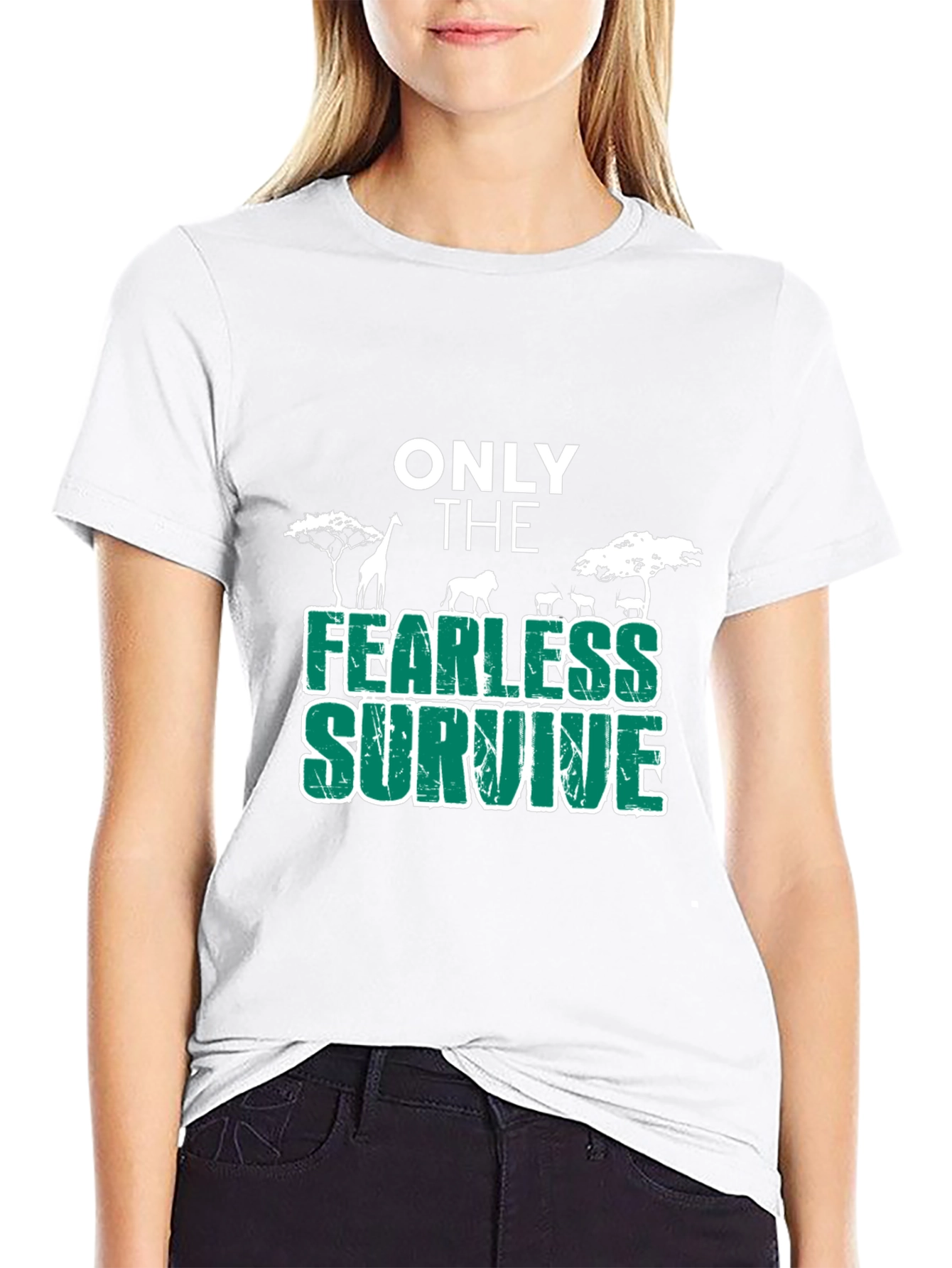 Fearless Survive Black T-Shirt
