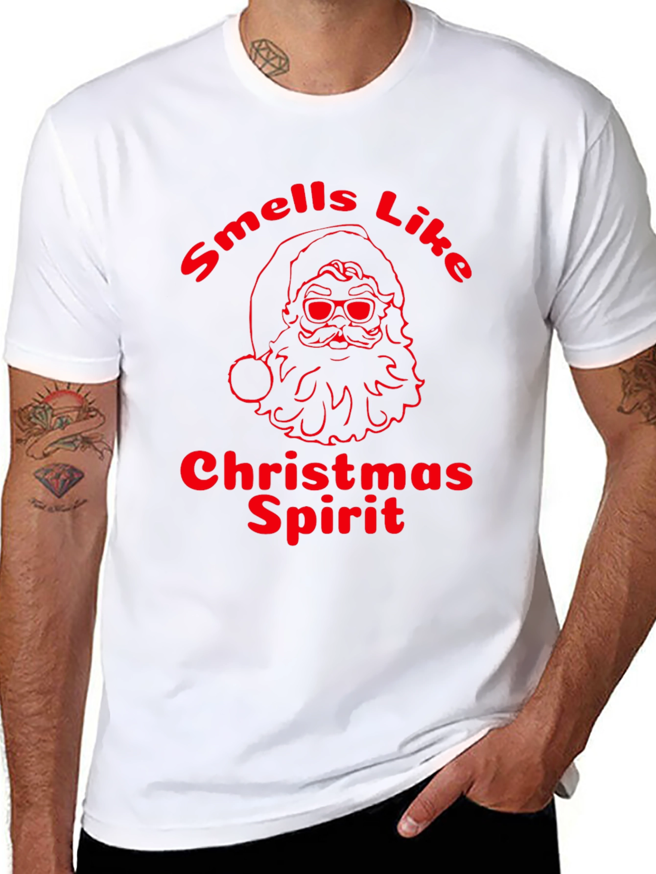 Smells Like Christmas Spirit Graphic Tee