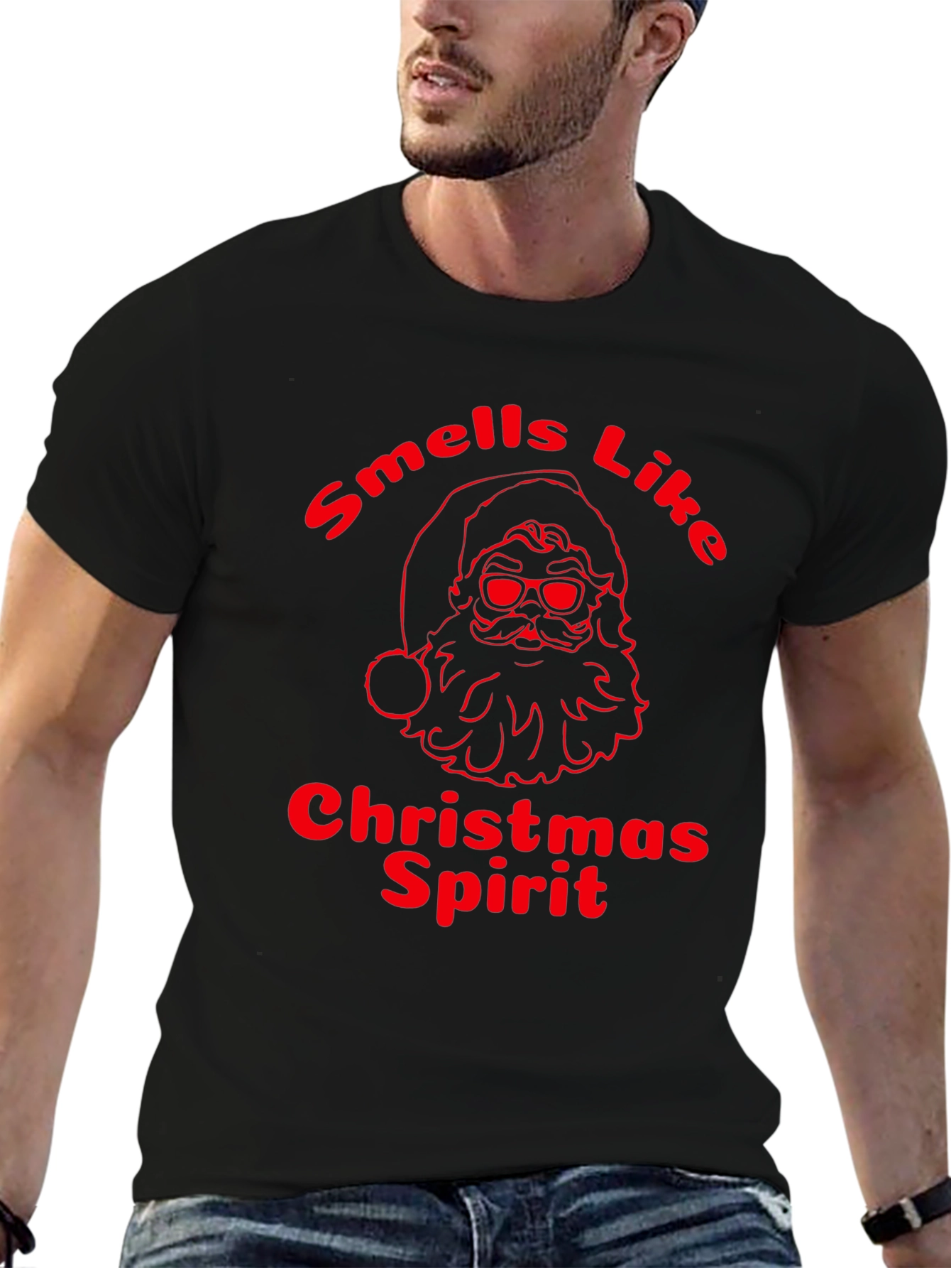 Smells Like Christmas Spirit Graphic Tee