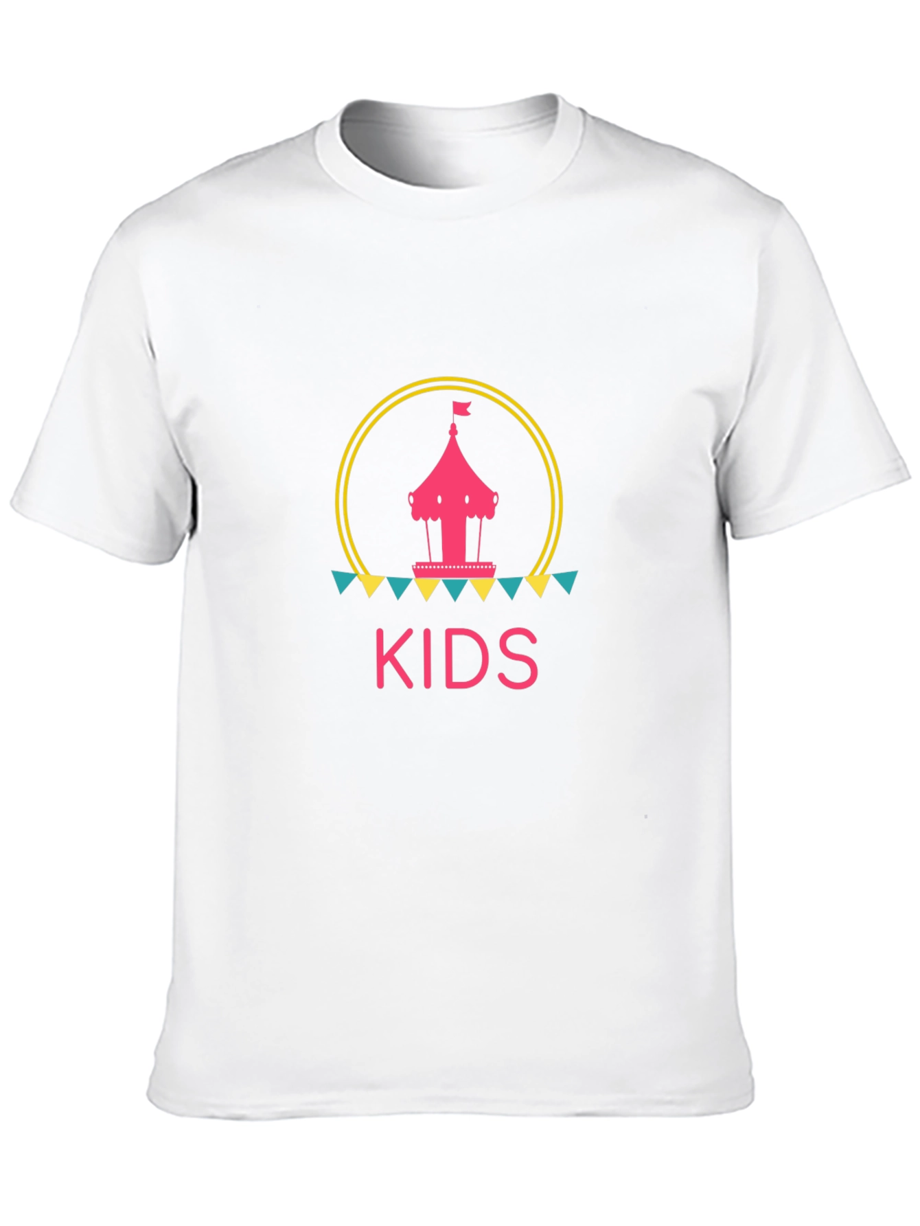 Kids Carousel Graphic Tee - Black