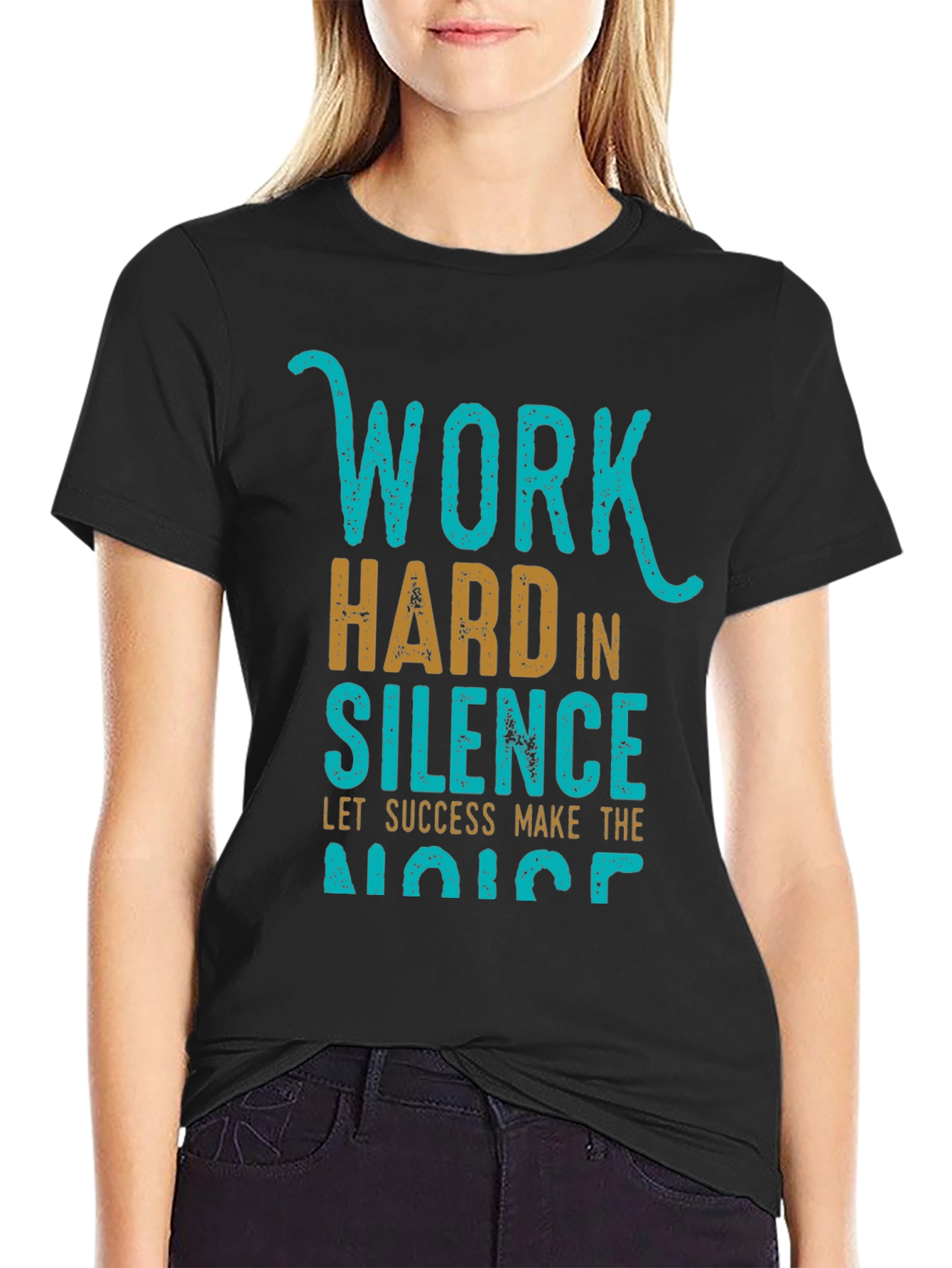 Work Hard in Silence Graphic Tee