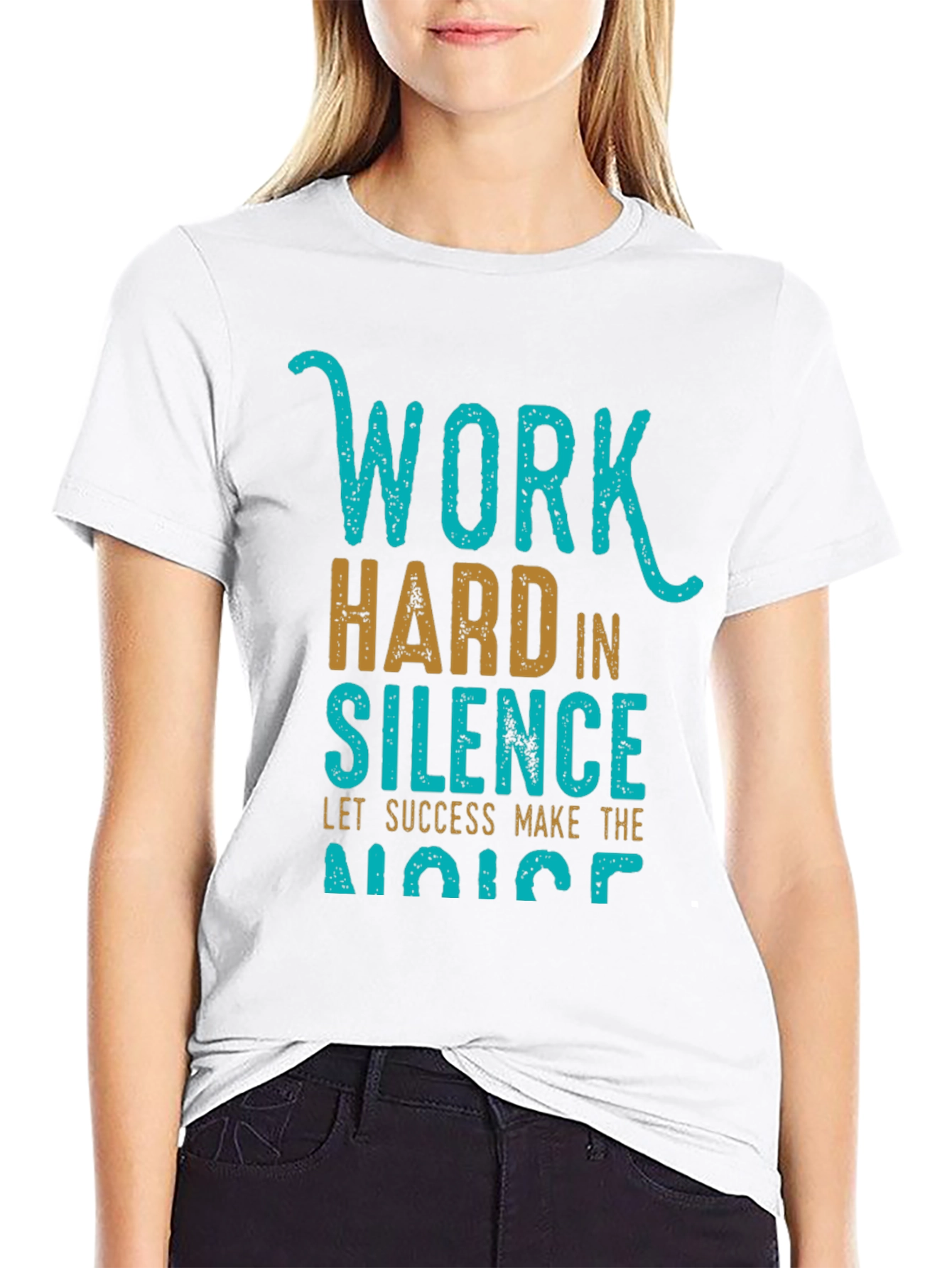 Work Hard in Silence Graphic Tee