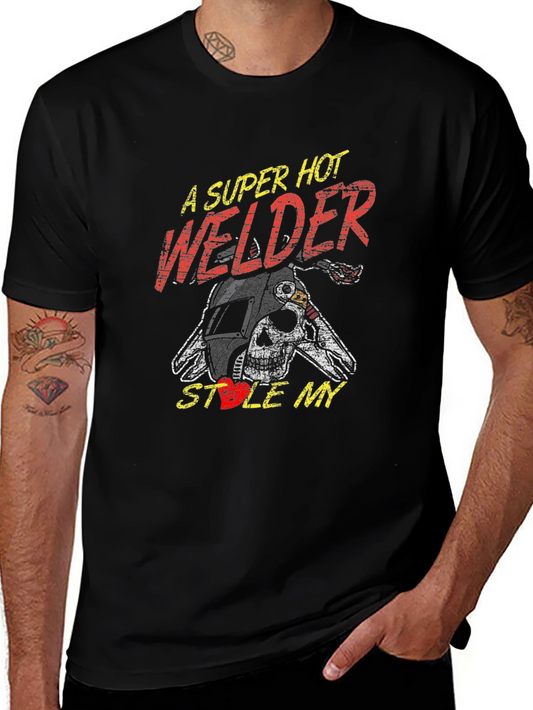 Super Hot Welder Graphic Tee - Steal My Heart