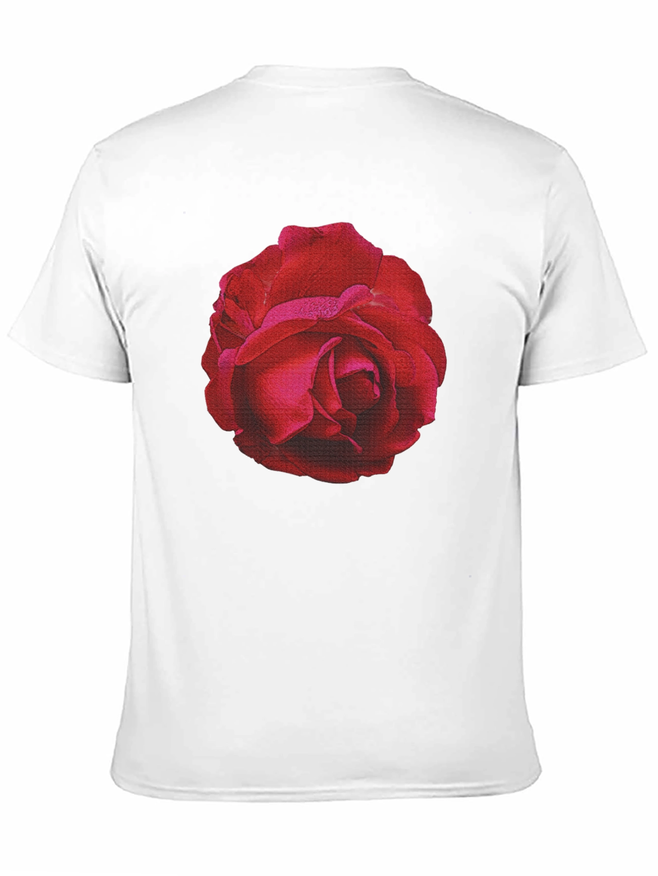 Rose Graphic T-Shirt - Black Cotton Tee