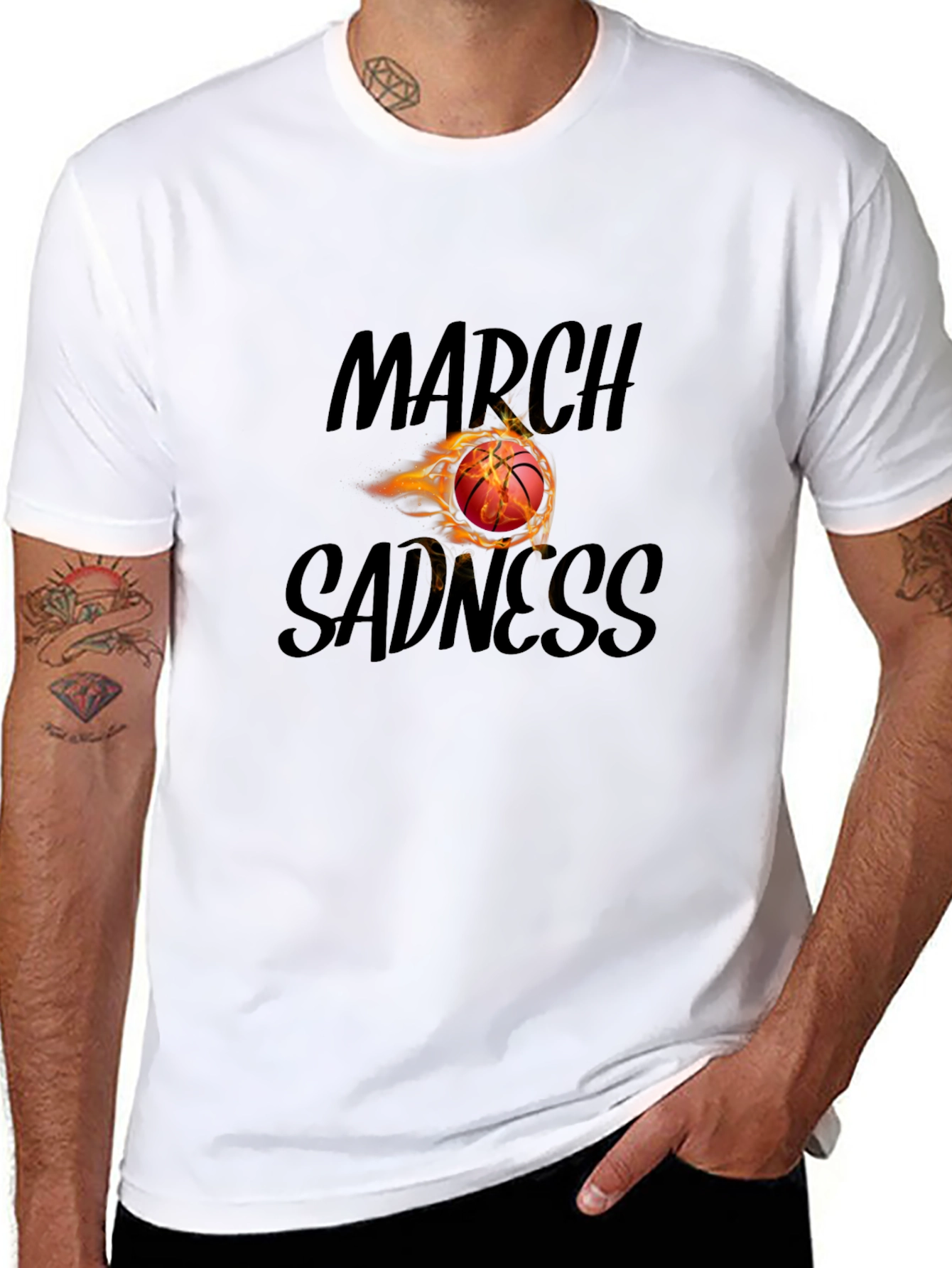 March Madness Basketball Graphic T-Shirt