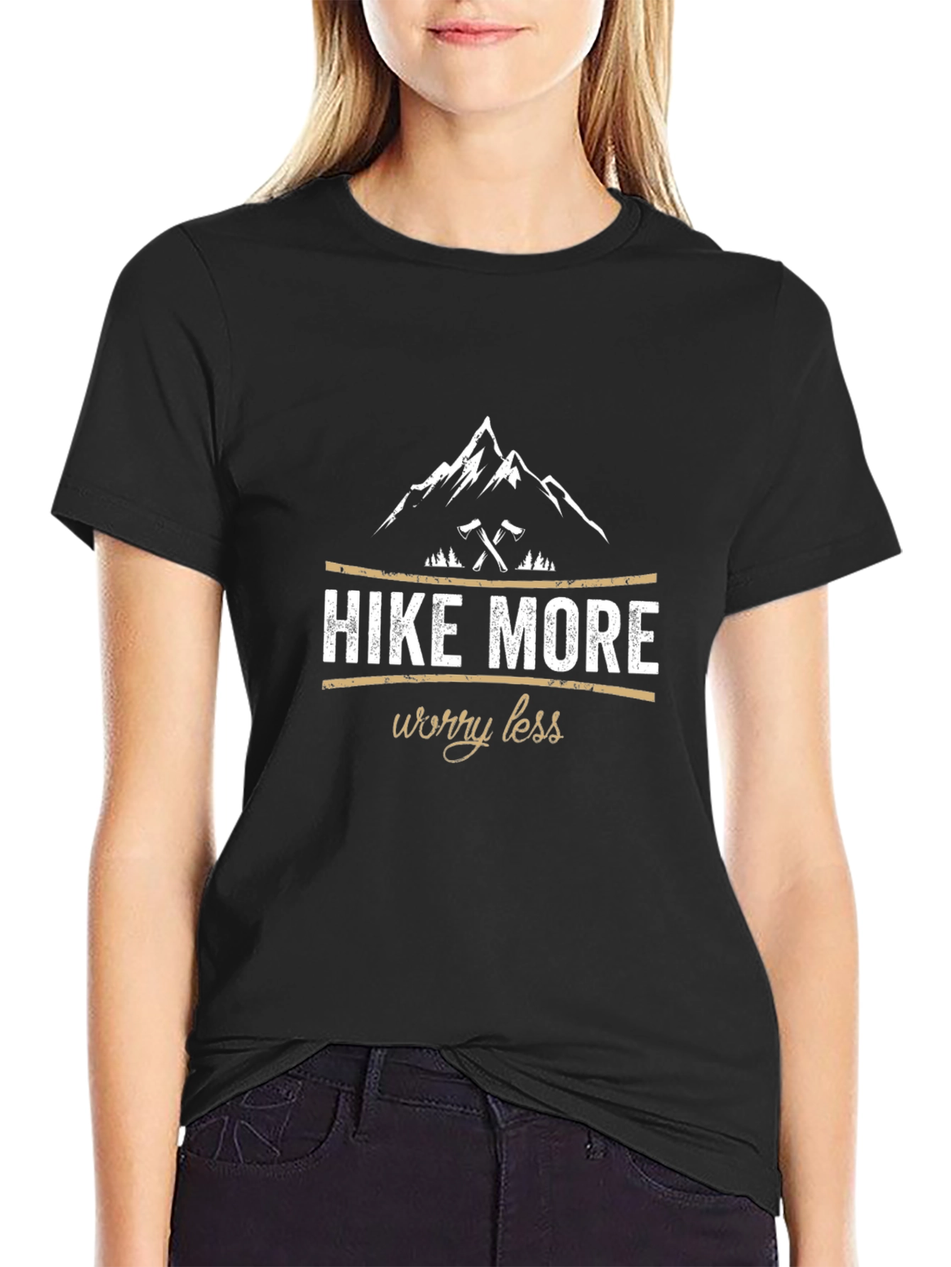 Hike More Worry Less Graphic Tee