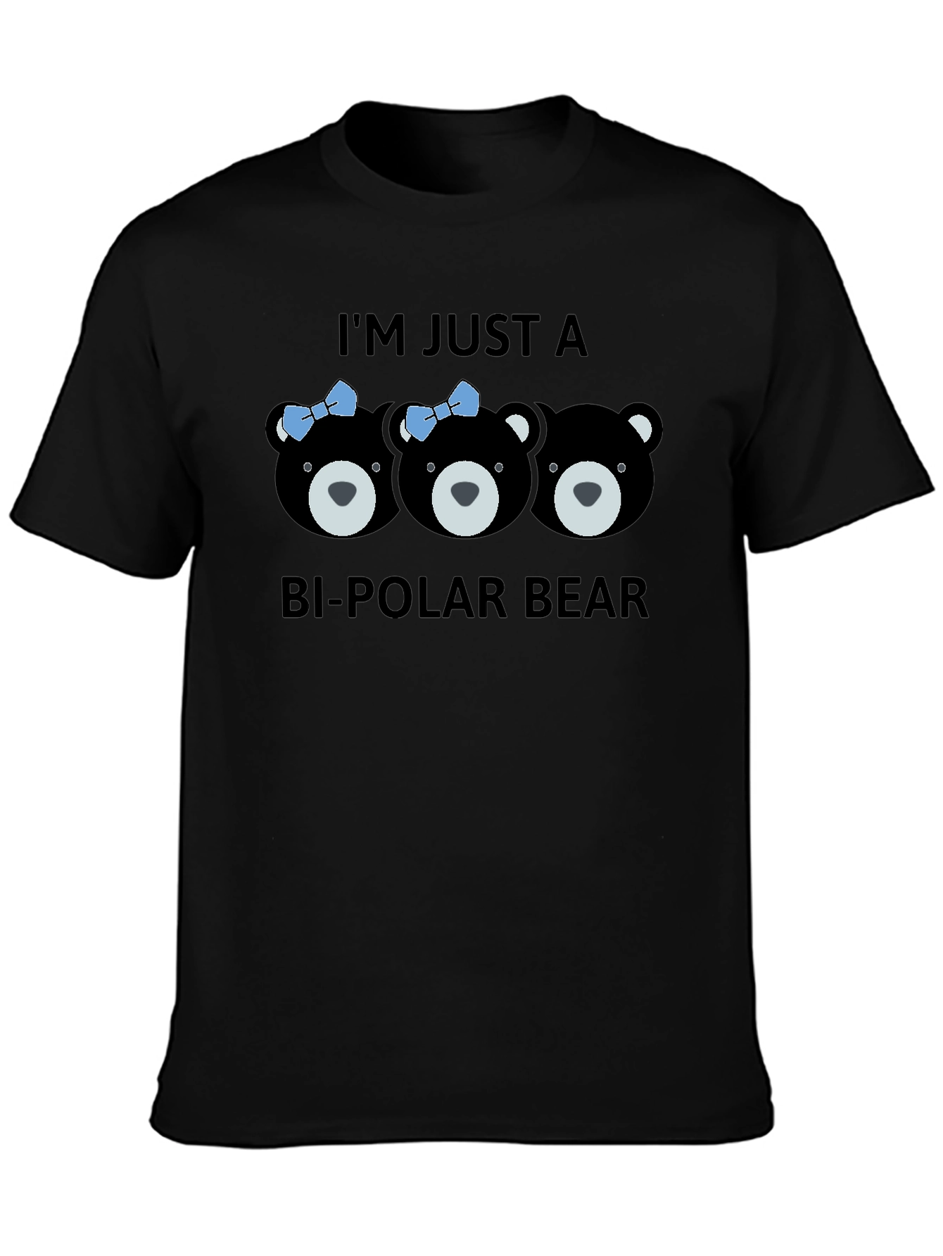 Bipolar Bear Graphic Tee - Unique Humor T-Shirt