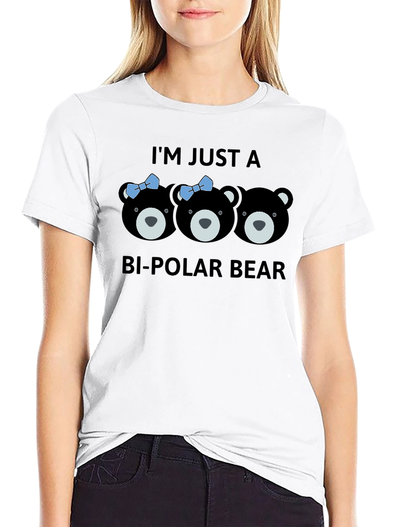 Bipolar Bear Graphic Tee - Unique Humor T-Shirt