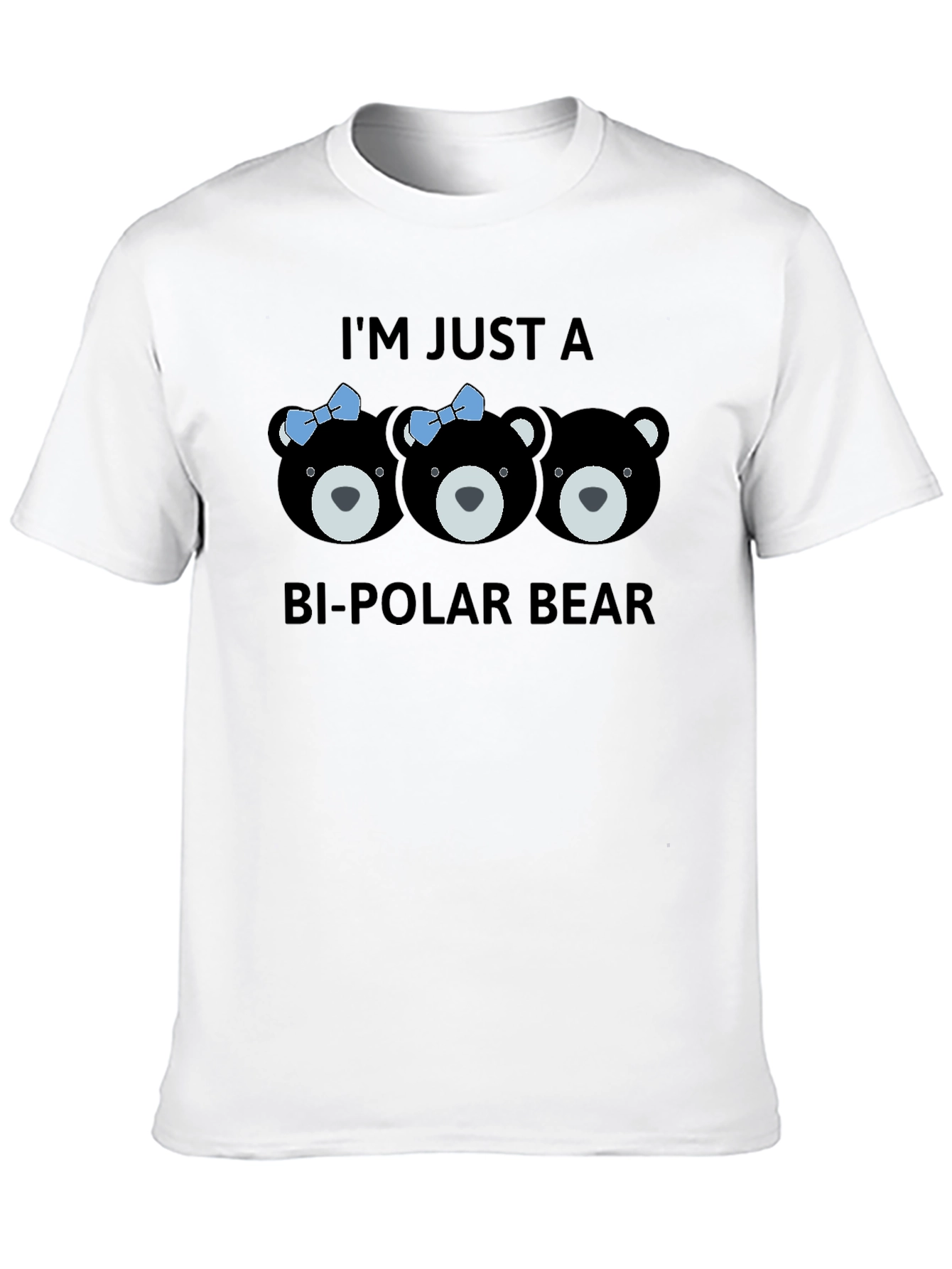 Bipolar Bear Graphic Tee - Unique Humor T-Shirt