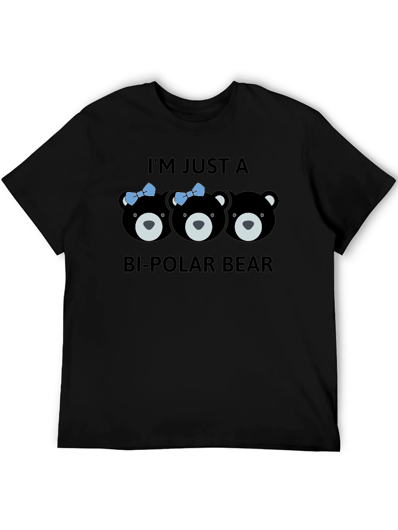 Bipolar Bear Graphic Tee - Unique Humor T-Shirt