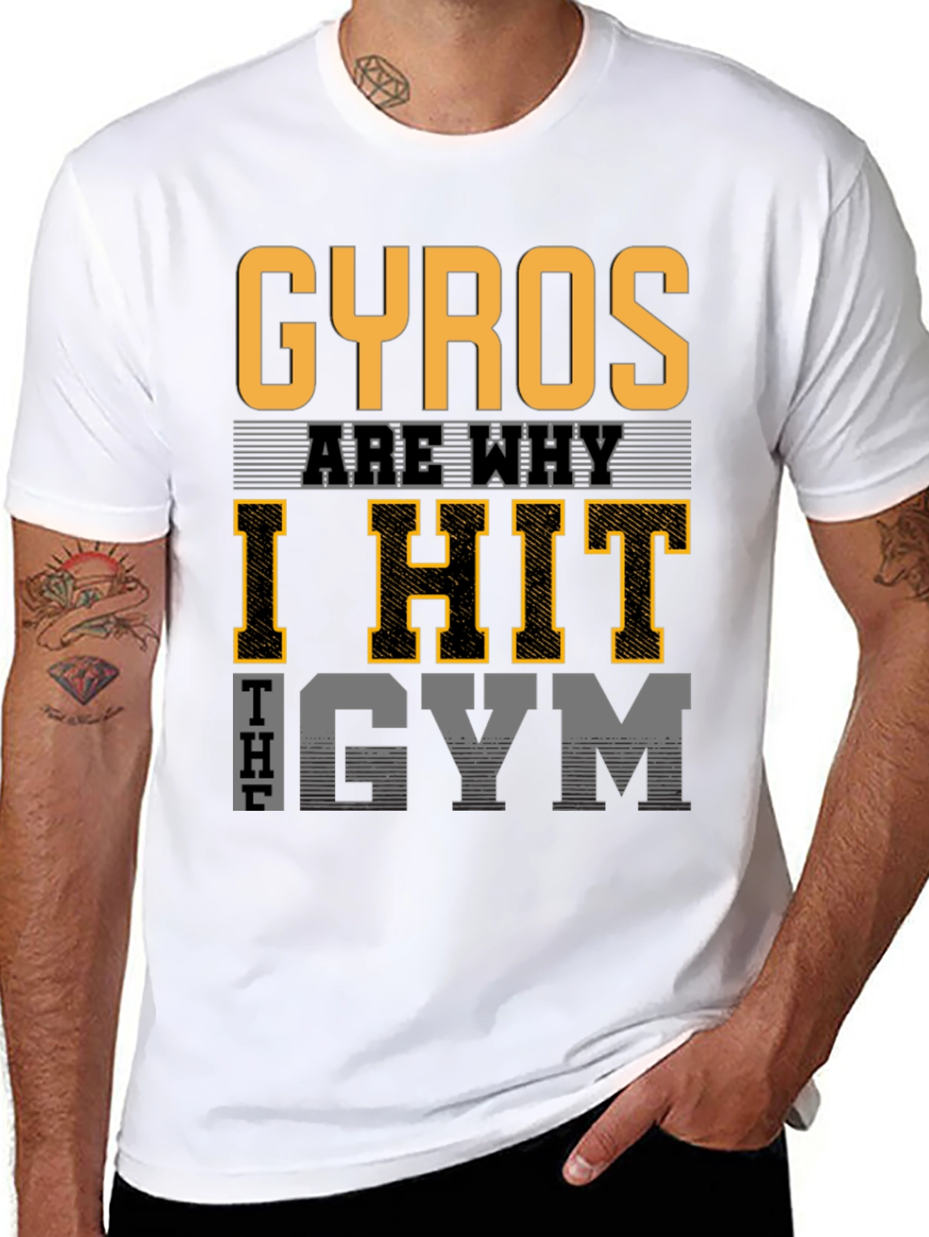 GYROS Gym T-Shirt - Fitness Funny