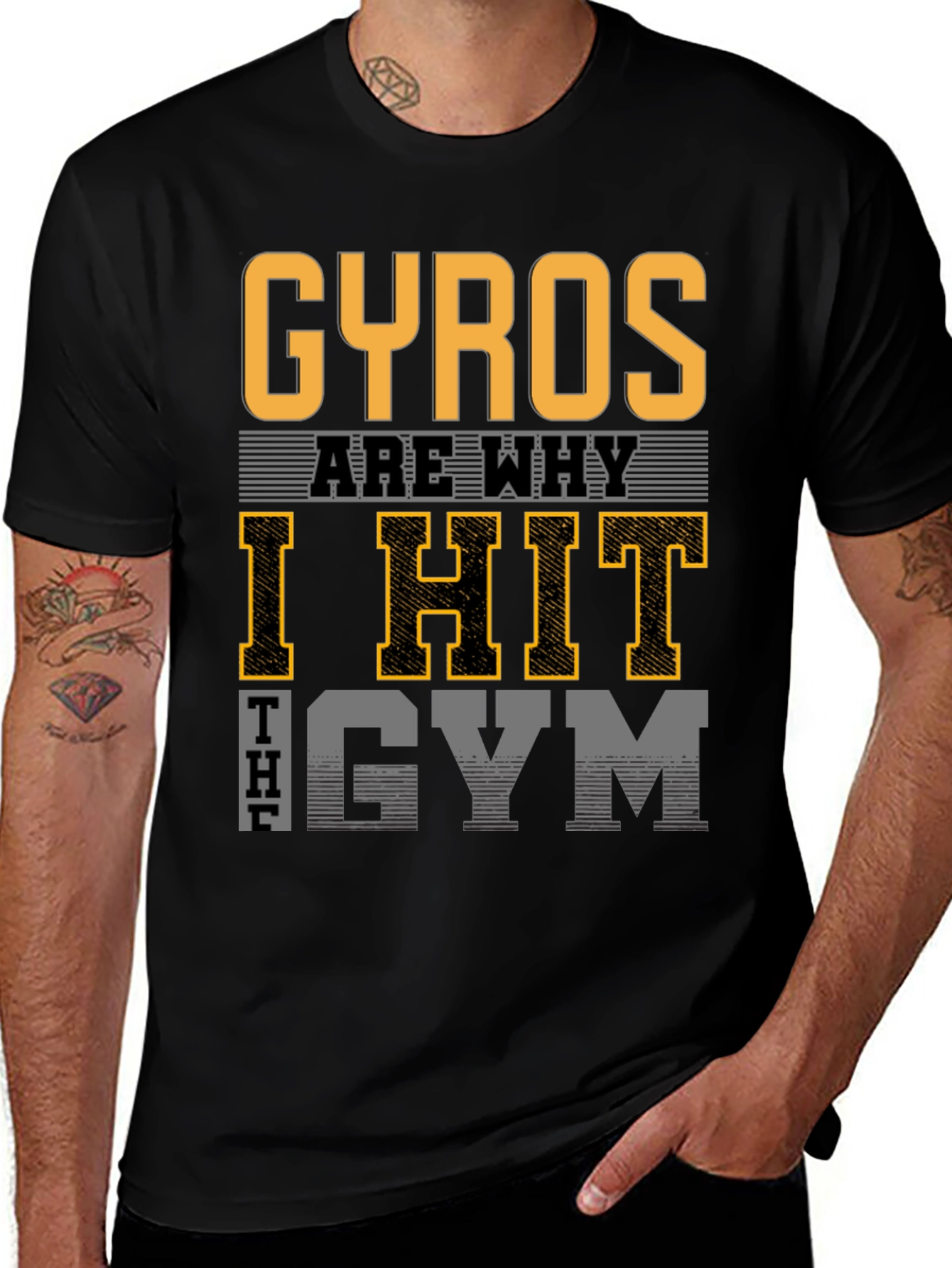 GYROS Gym T-Shirt - Fitness Funny