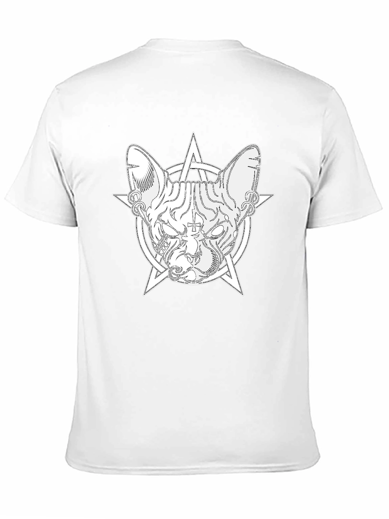 Occult Cat T-Shirt - Stylish Graphic Tee