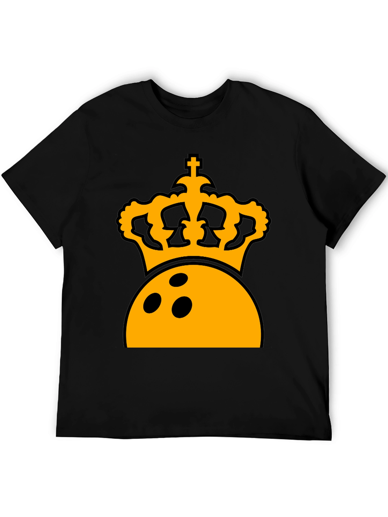 Bowling King T-Shirt - Crown Graphic Tee