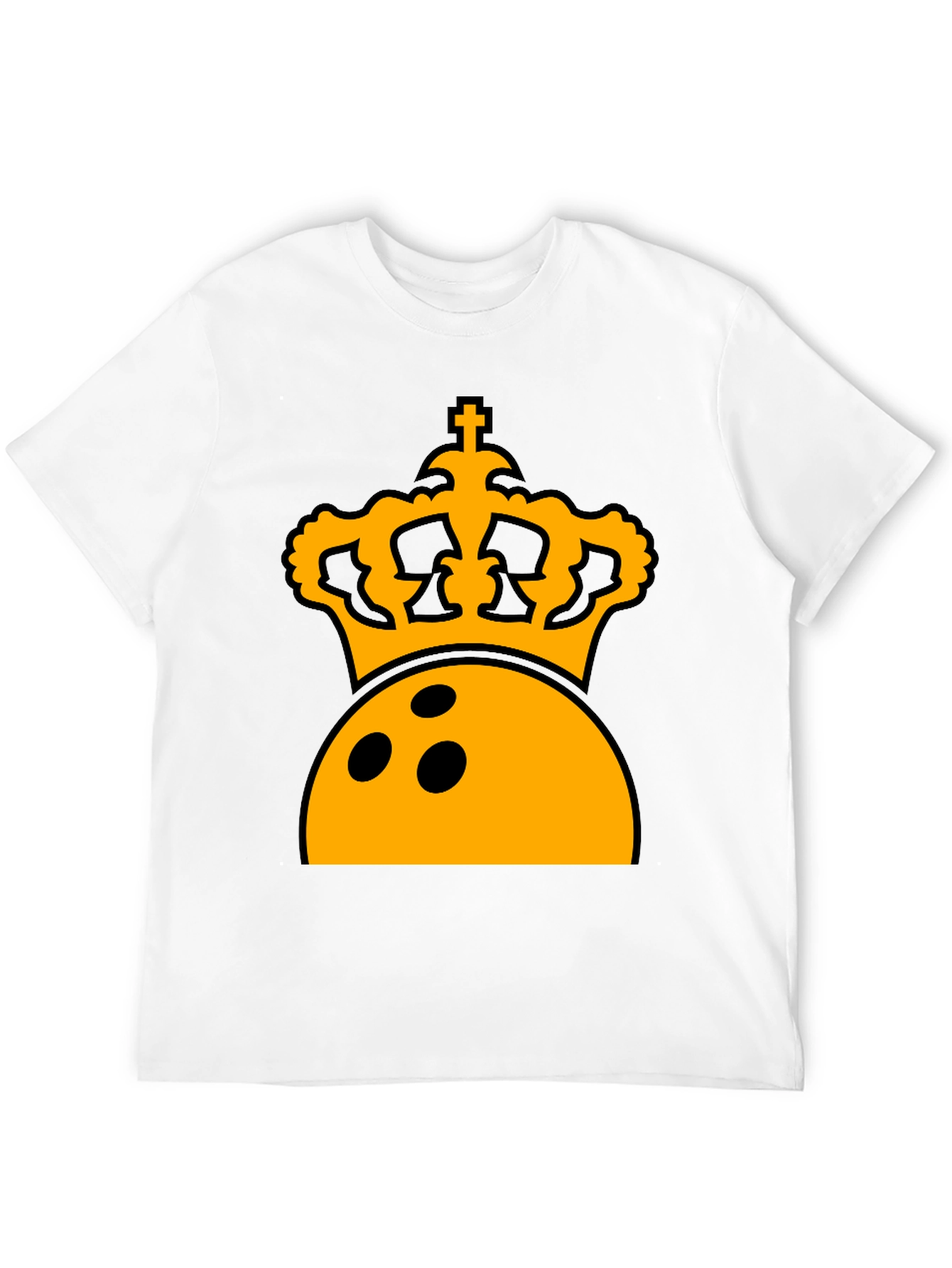 Bowling King T-Shirt - Crown Graphic Tee