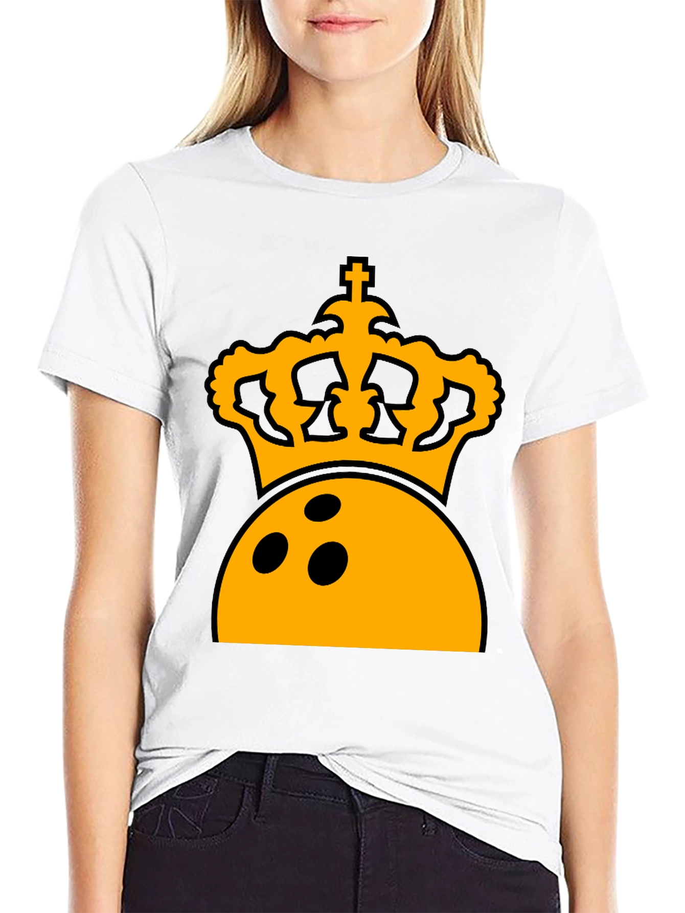 Bowling King T-Shirt - Crown Graphic Tee