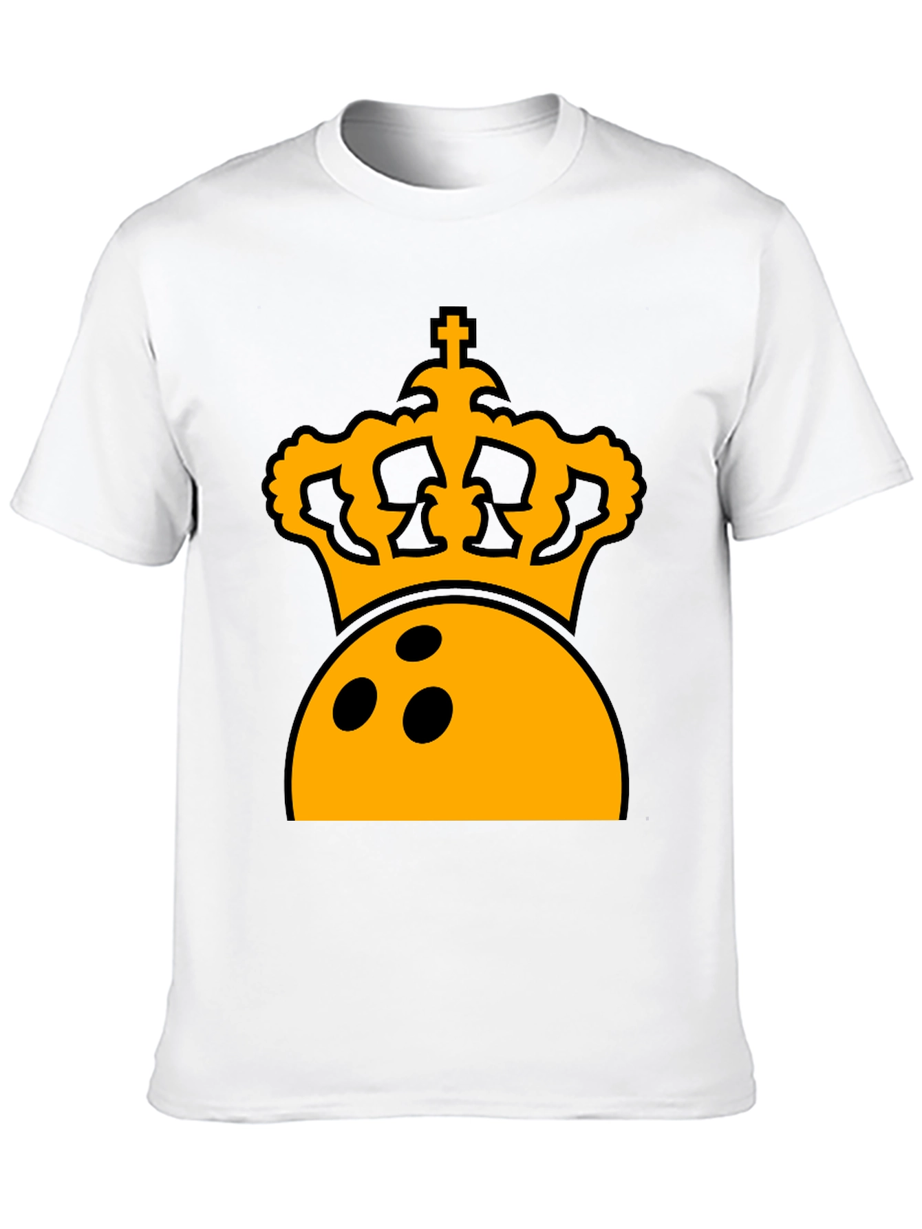 Bowling King T-Shirt - Crown Graphic Tee