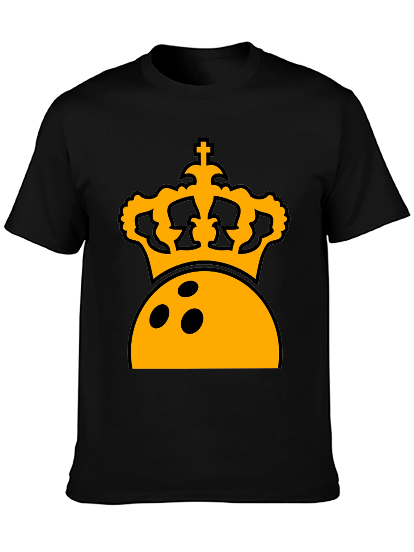 Bowling King T-Shirt - Crown Graphic Tee