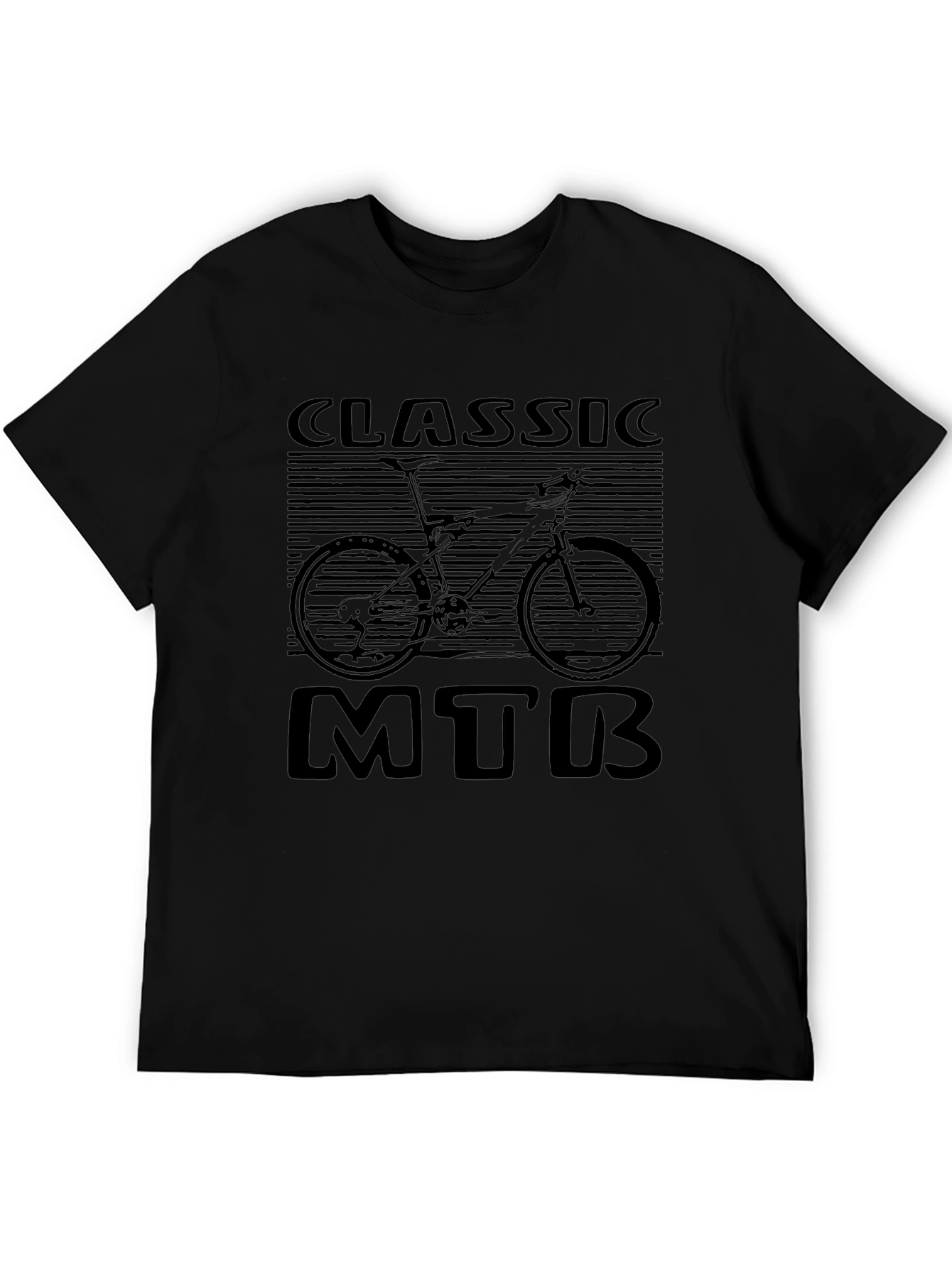 Classic MTB Graphic T-Shirt - Mountain Bike Design