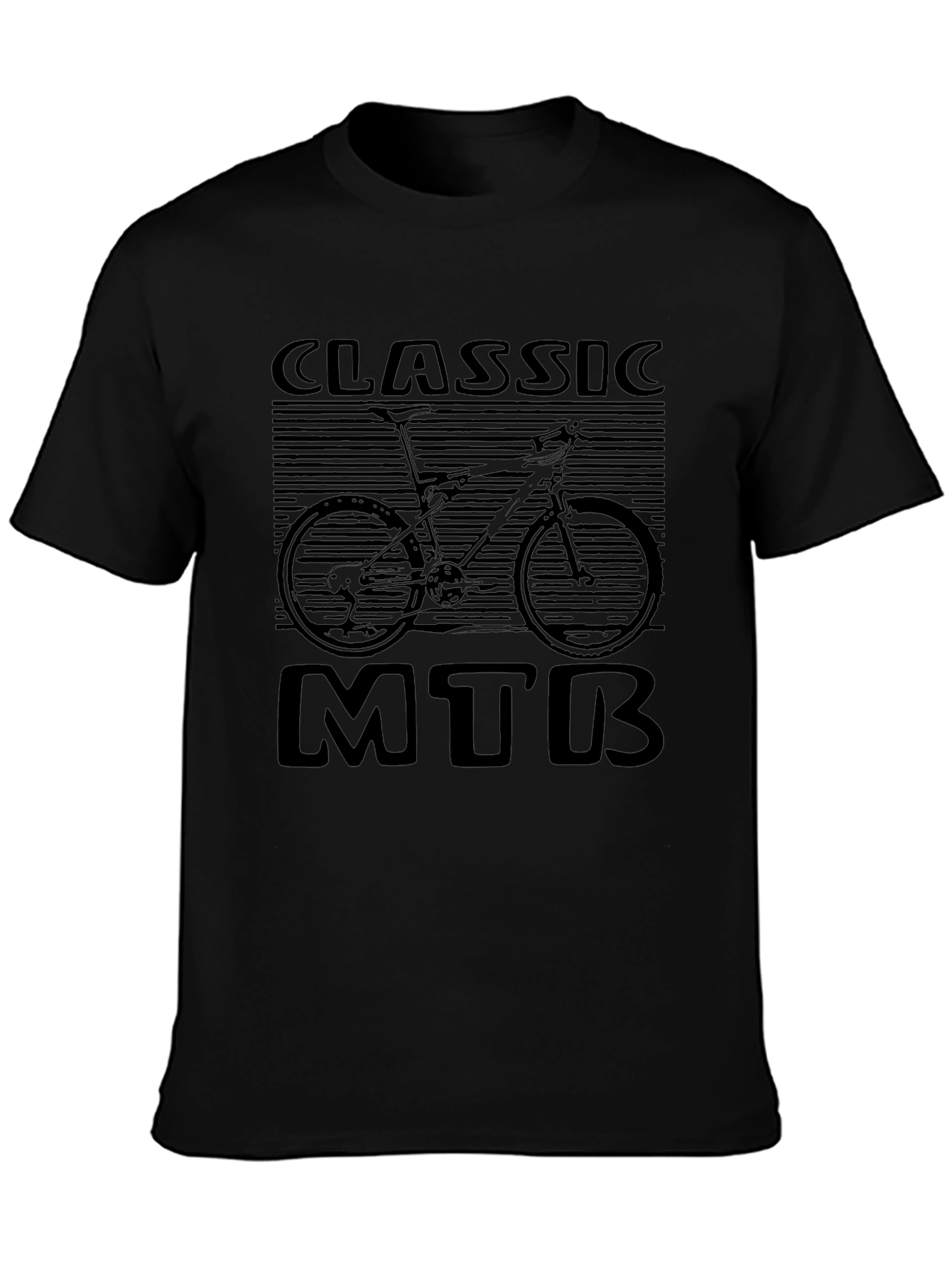 Classic MTB Graphic T-Shirt - Mountain Bike Design