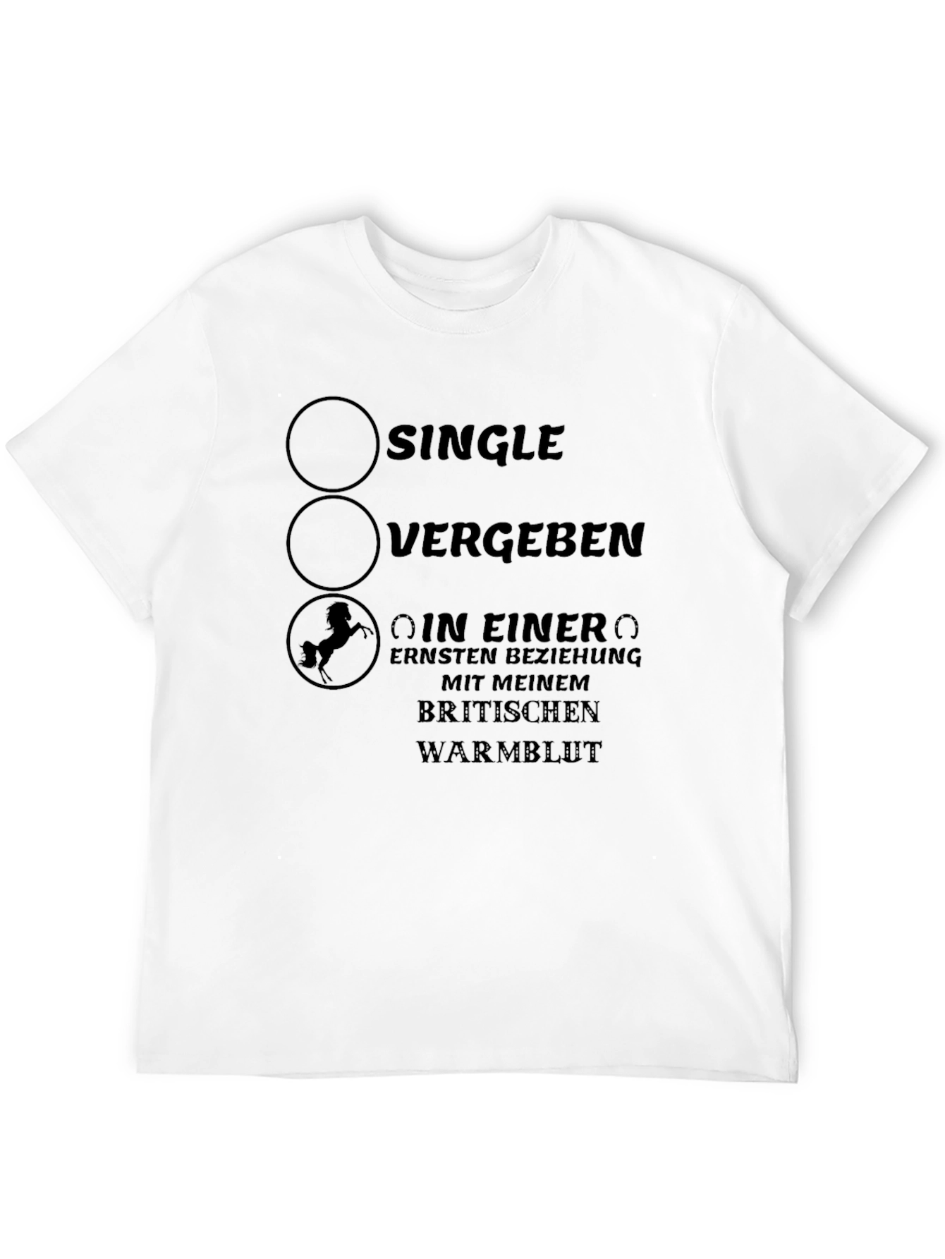 Single Vergeben Horse Lover T-Shirt