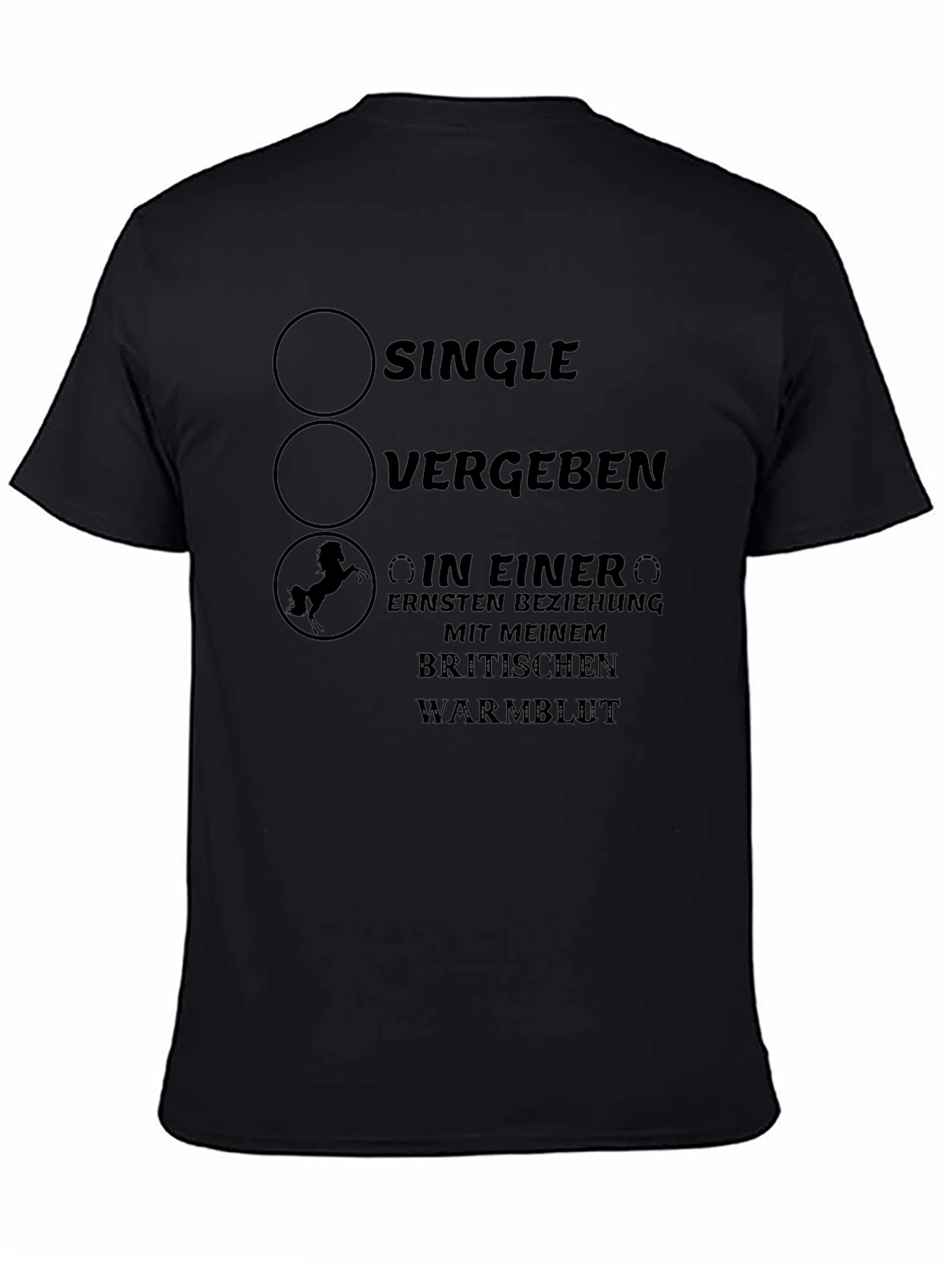 Single Vergeben Horse Lover T-Shirt