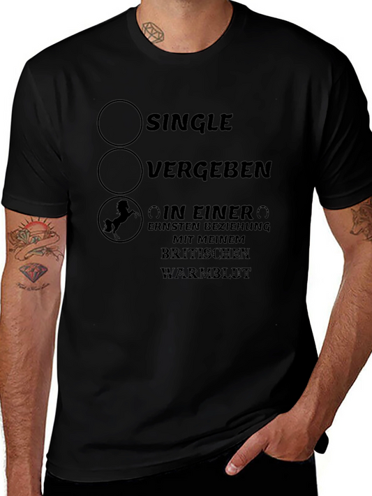 Single Vergeben Horse Lover T-Shirt