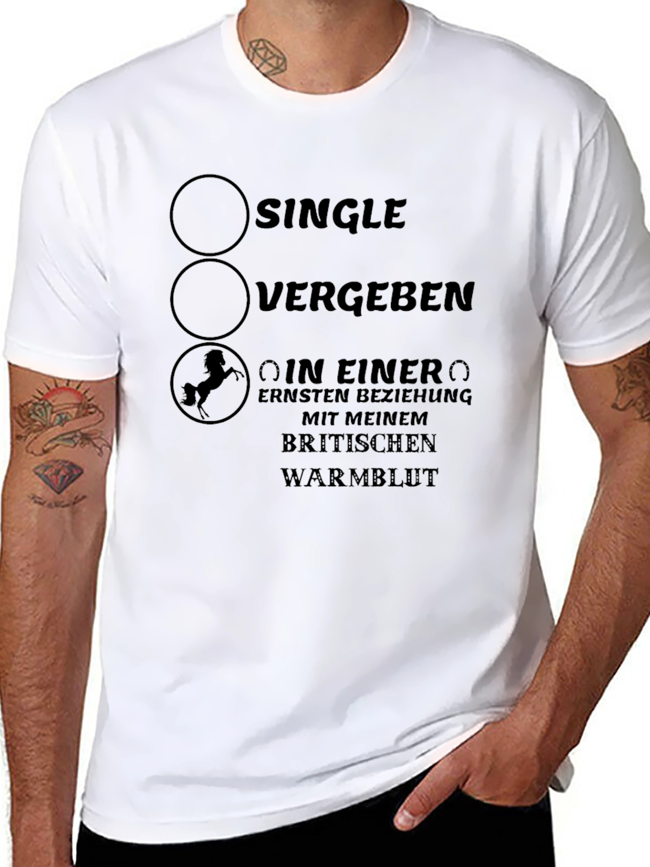 Single Vergeben Horse Lover T-Shirt