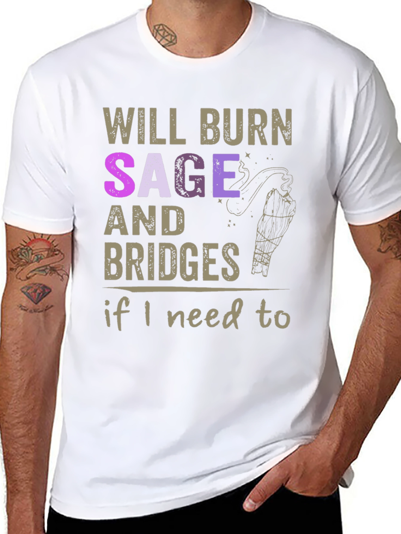 Will Burn Sage and Bridges T-Shirt