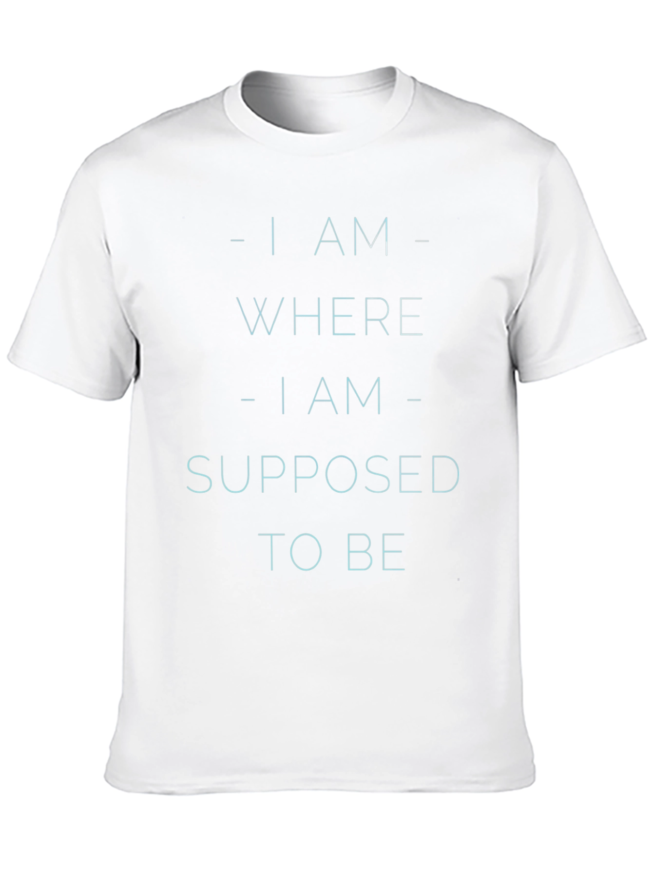 Inspirational Statement Black T-Shirt