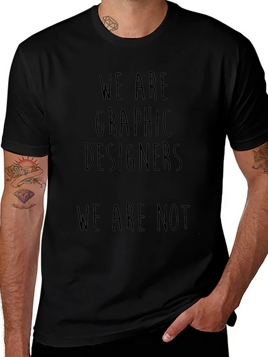 Graphic Designer Humor T-Shirt - Black