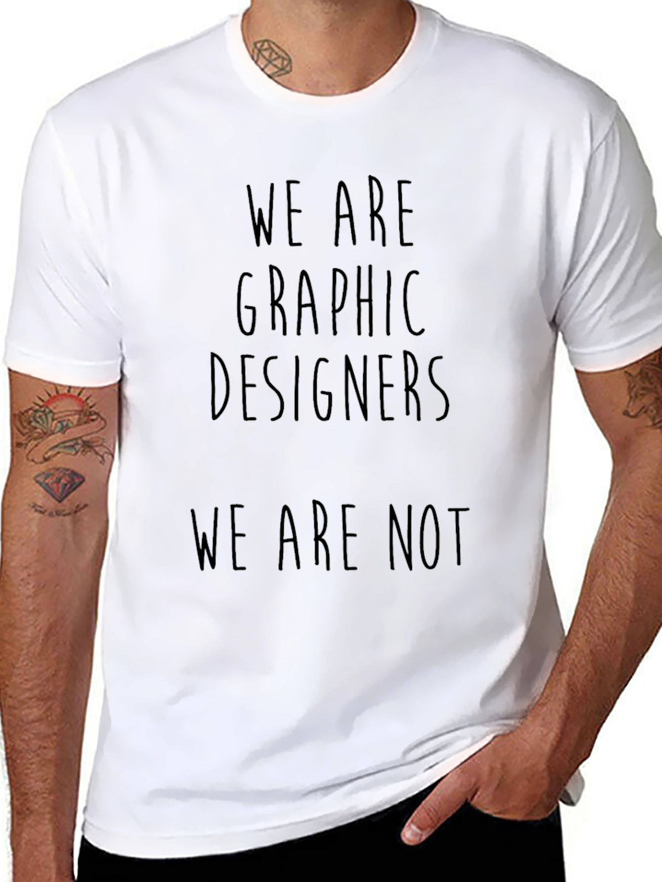 Graphic Designer Humor T-Shirt - Black