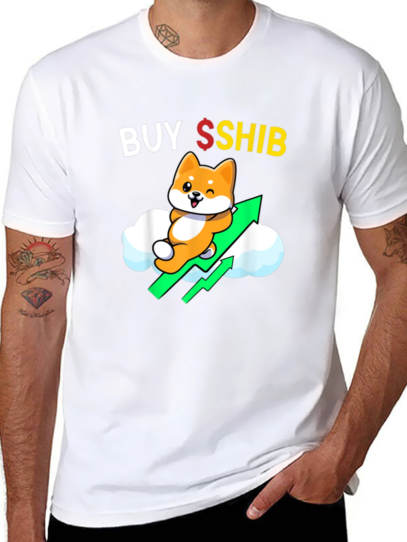 Buy SHIB T-Shirt - Shiba Inu Coin Crypto Tee