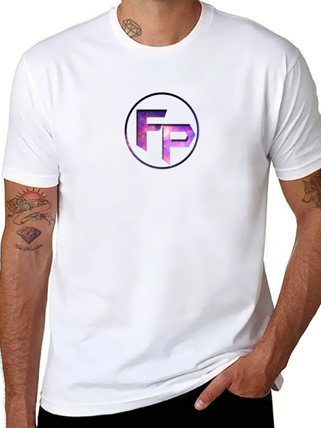 FP Galaxy Logo Black T-Shirt