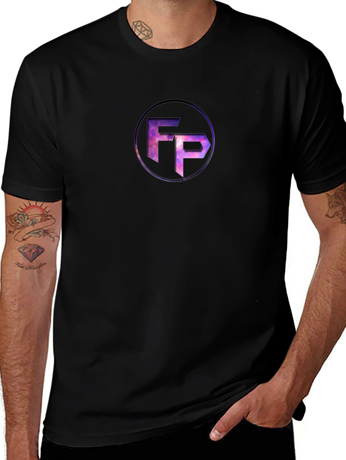 FP Galaxy Logo Black T-Shirt