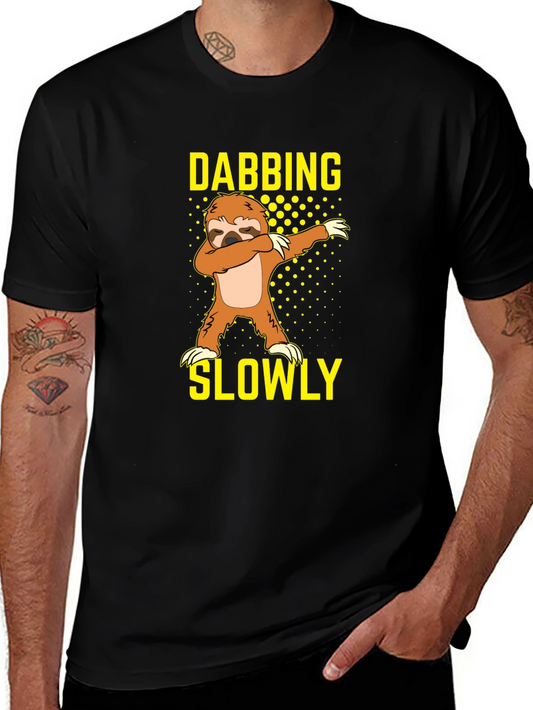 Dabbing Sloth Graphic T-Shirt